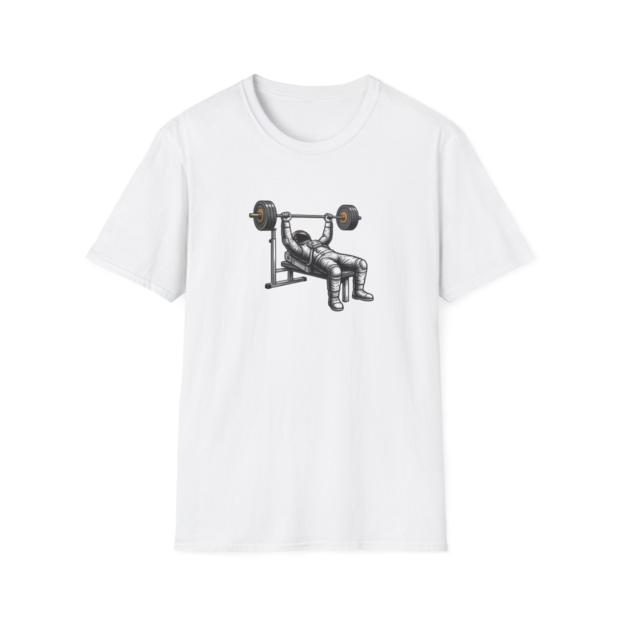 Bench Press Gym T-Shirt — Pulse Fitne55 Logo Workout Tee