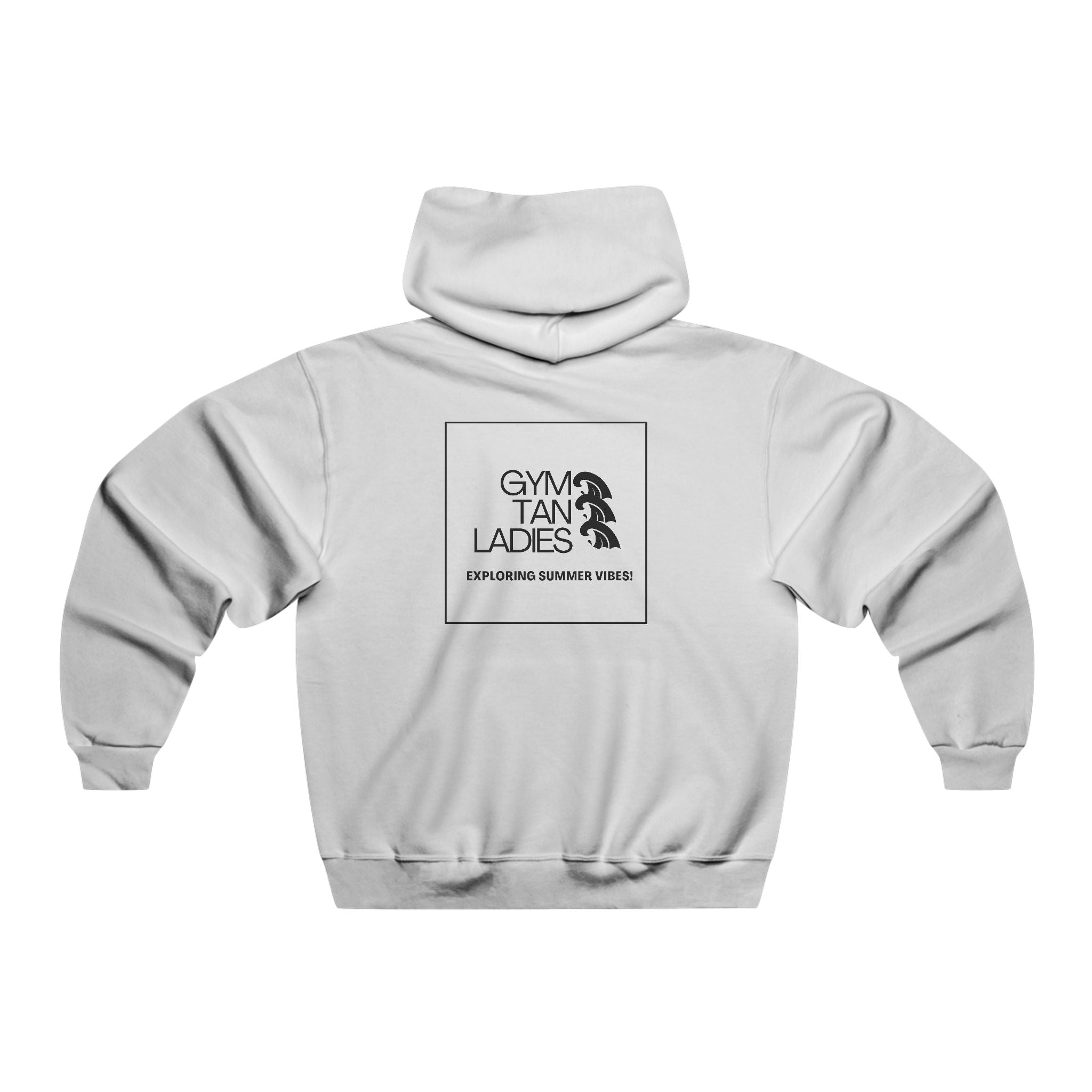 Pulse Fitne55 Gym Tan Hoodie — 'Exploring Summer Vibes' Logo Sweatshirt