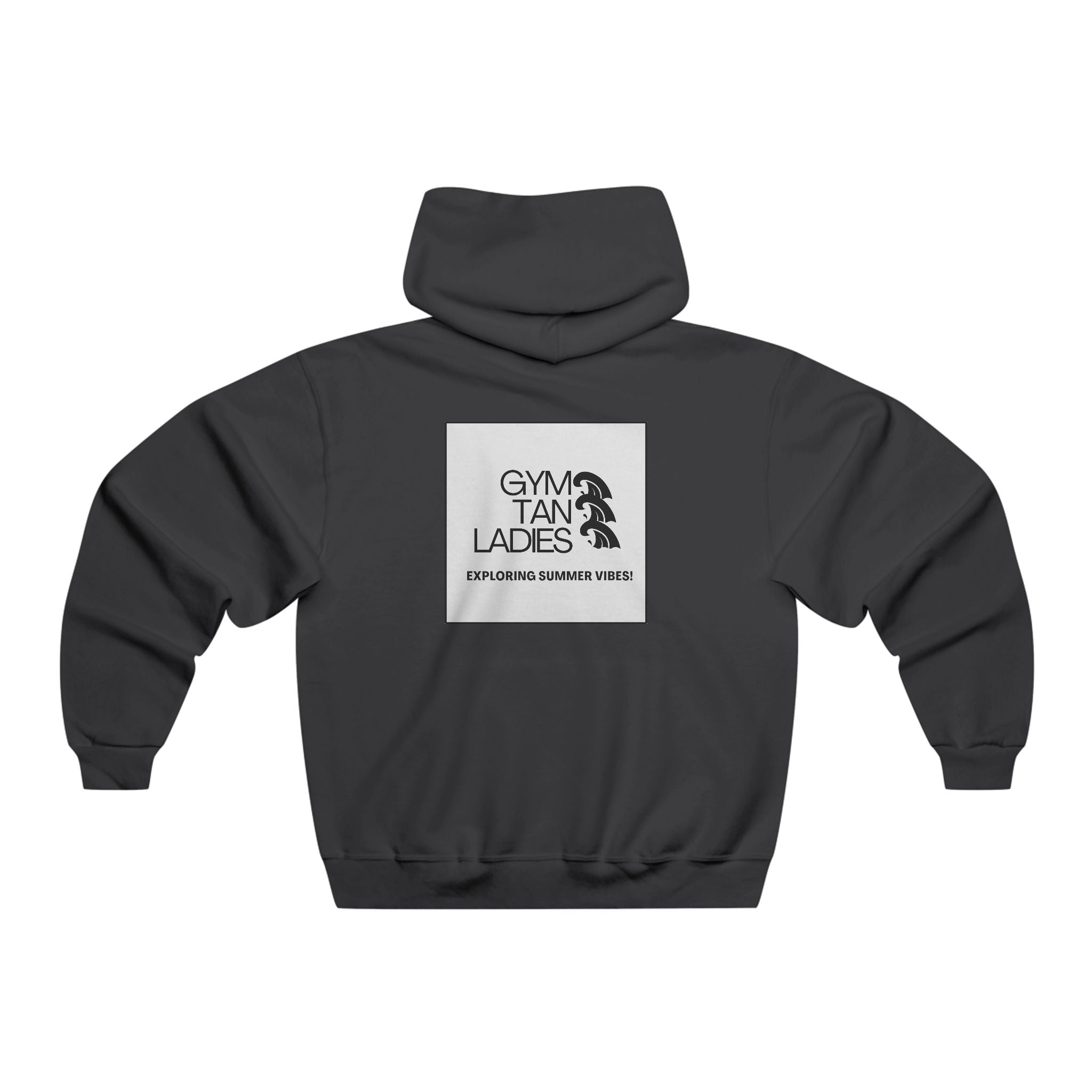 Pulse Fitne55 Gym Tan Hoodie — 'Exploring Summer Vibes' Logo Sweatshirt