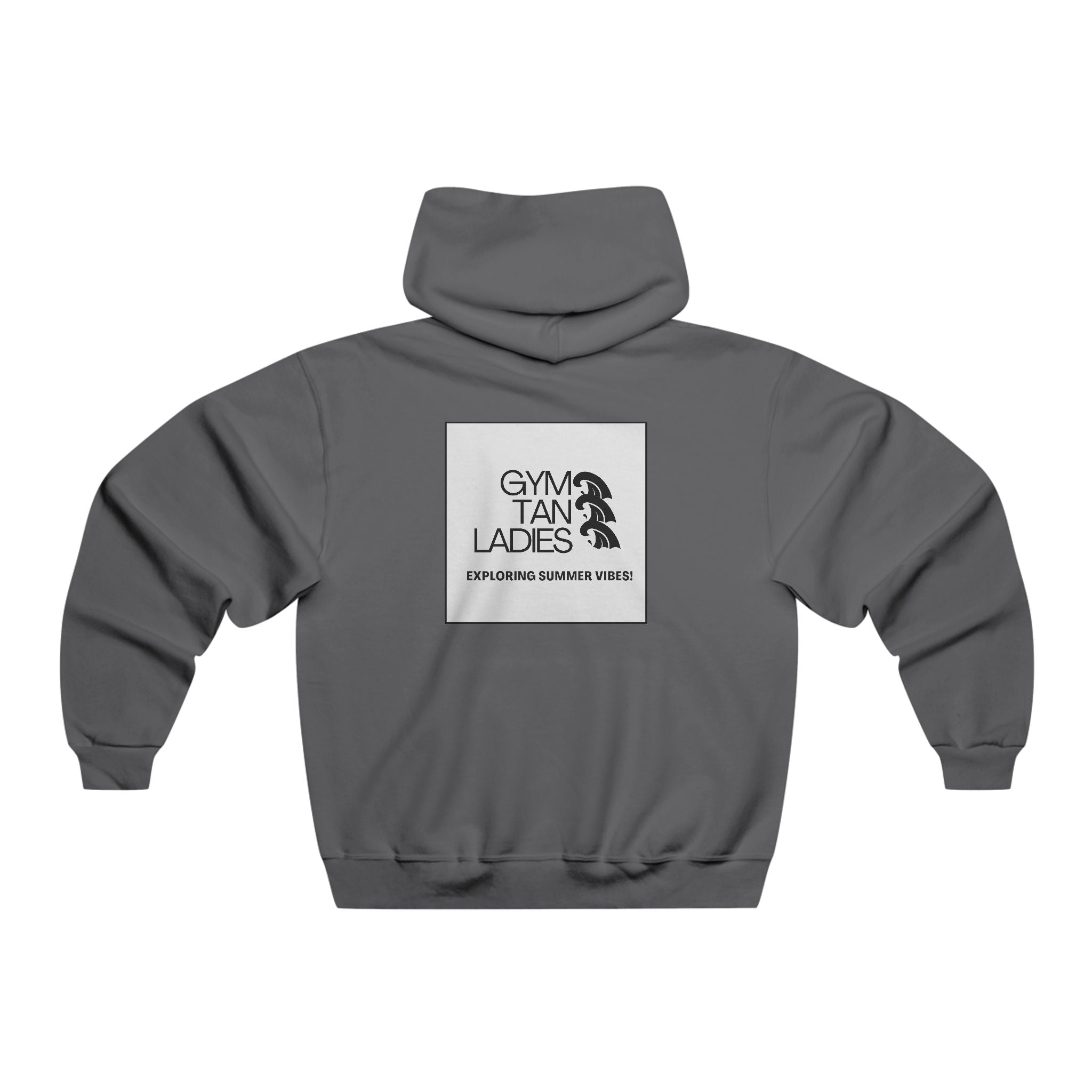 Pulse Fitne55 Gym Tan Hoodie — 'Exploring Summer Vibes' Logo Sweatshirt