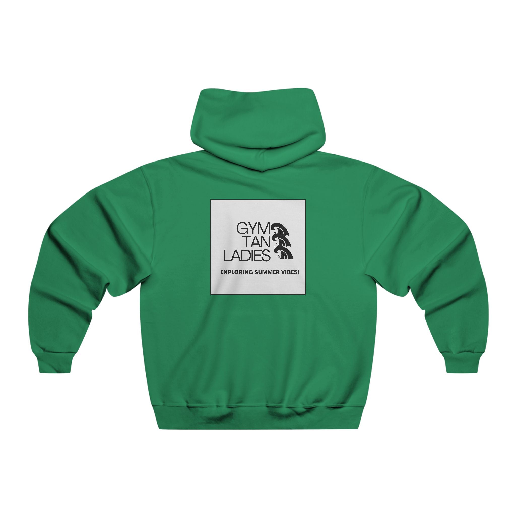Pulse Fitne55 Gym Tan Hoodie — 'Exploring Summer Vibes' Logo Sweatshirt