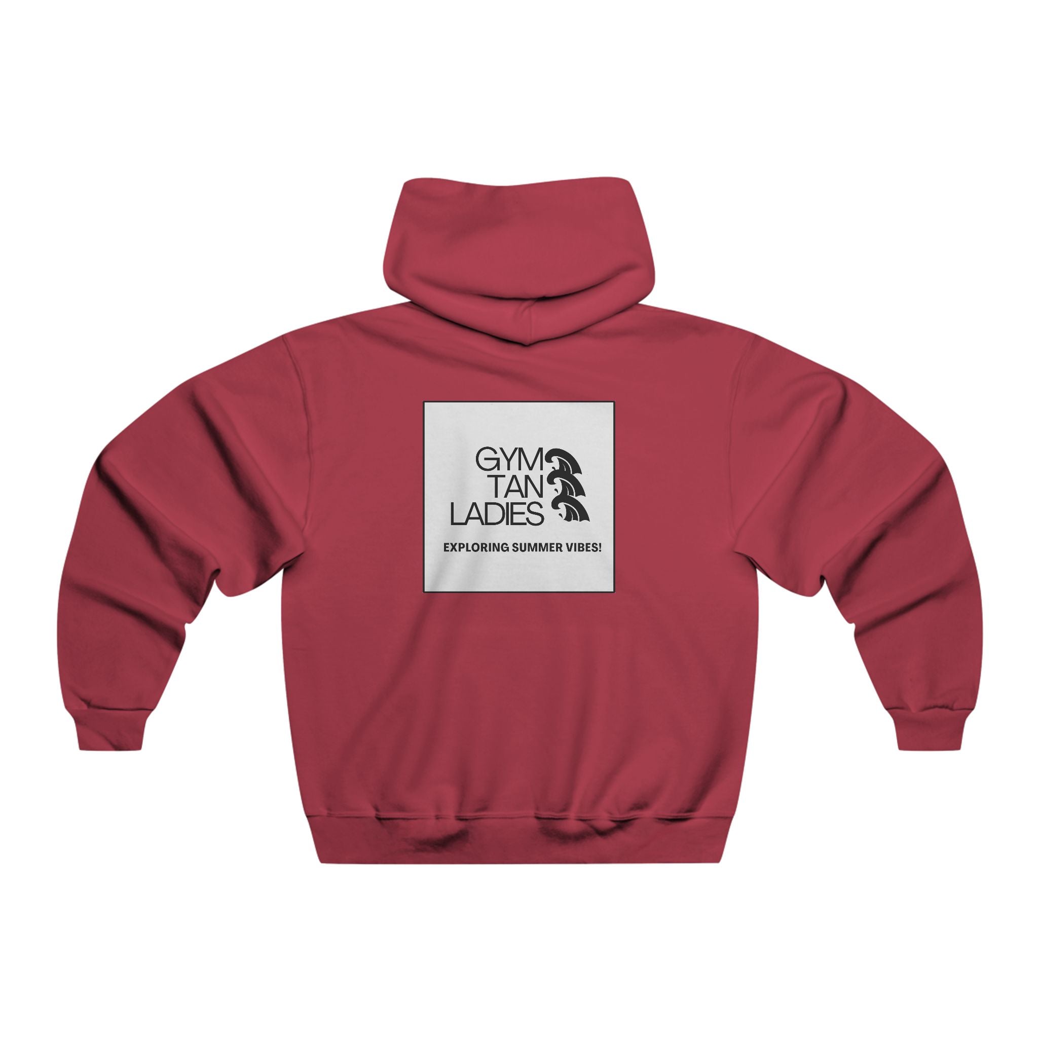 Pulse Fitne55 Gym Tan Hoodie — 'Exploring Summer Vibes' Logo Sweatshirt