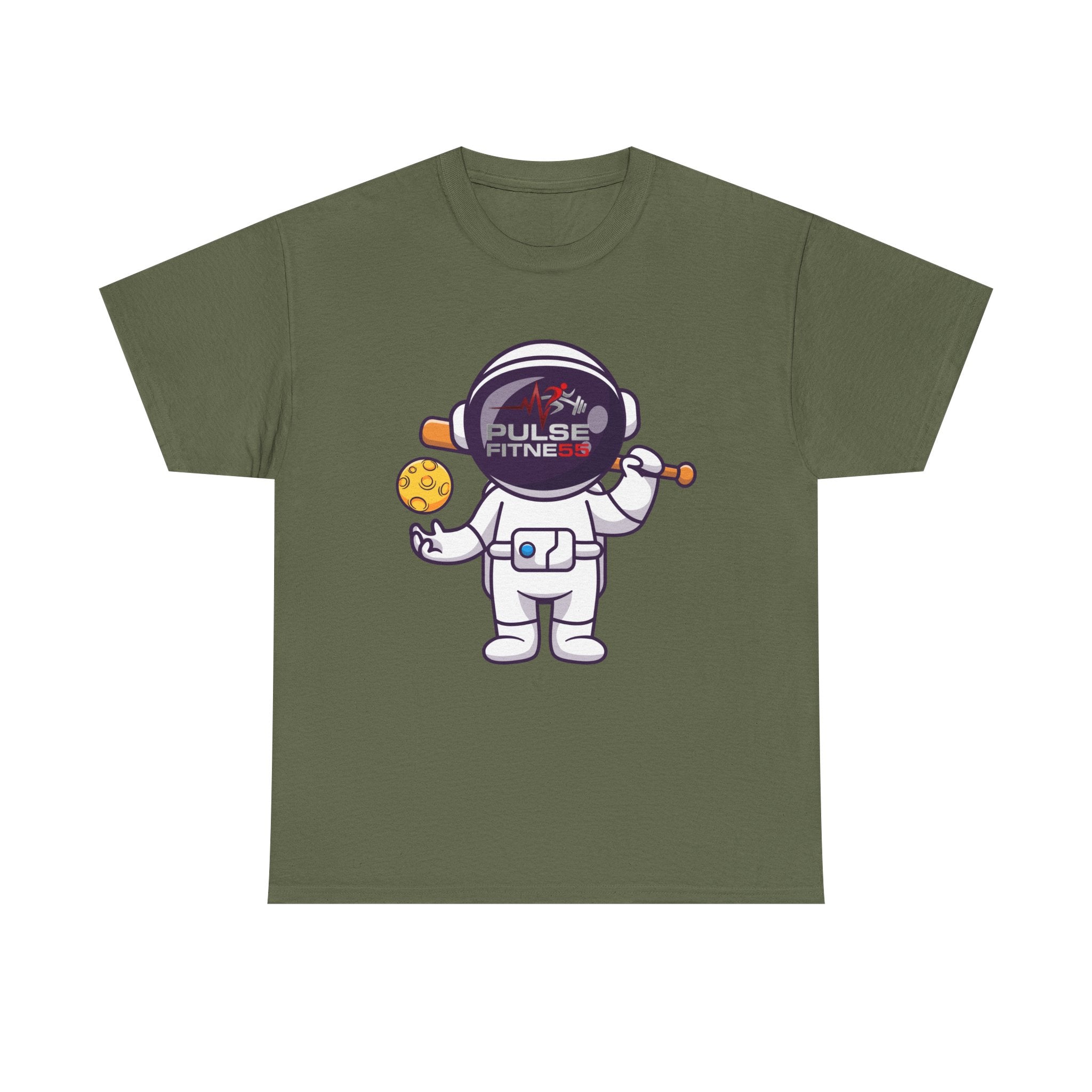 Pulse Fitne55 graphic heavy Cotton Tee - astronaut baseball24.99