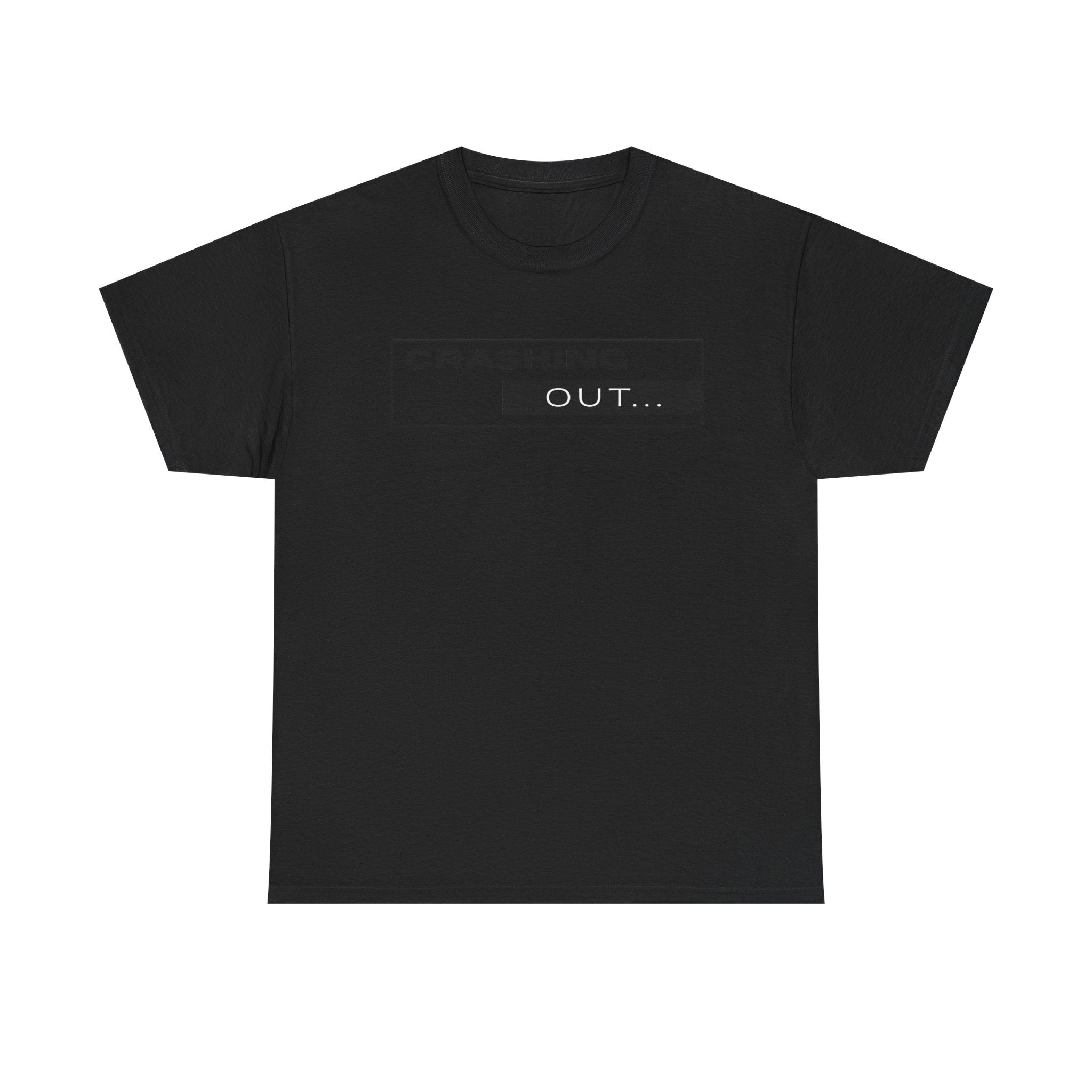 Crashing Out T-Shirt — Minimal Loading Bar Graphic Tee