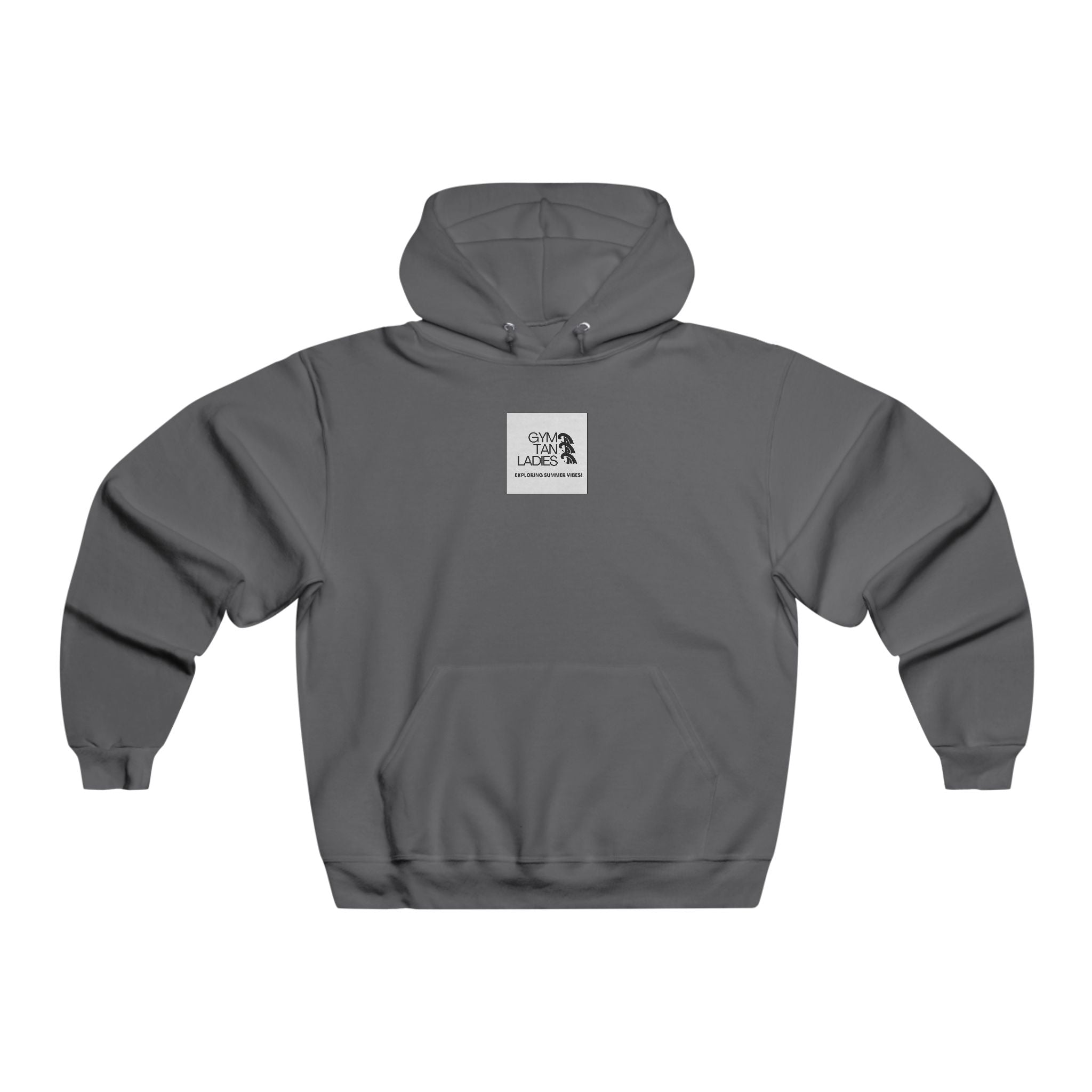 Pulse Fitne55 Gym Tan Hoodie — 'Exploring Summer Vibes' Logo Sweatshirt