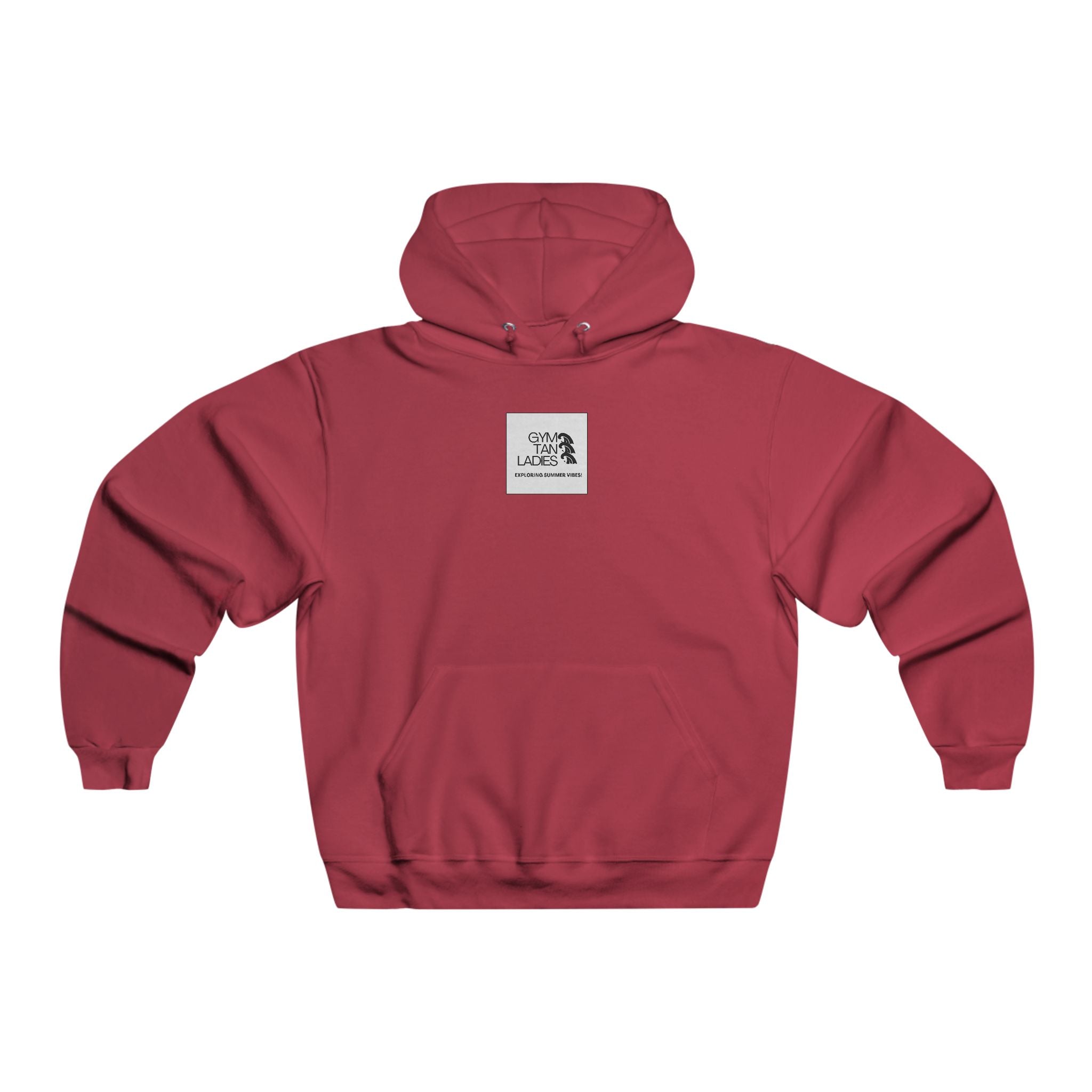 Pulse Fitne55 Gym Tan Hoodie — 'Exploring Summer Vibes' Logo Sweatshirt