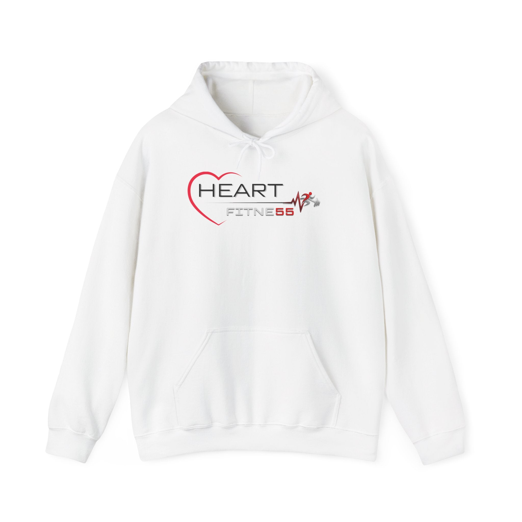 Heart Fitness Hoodie - Women's Heartbeat Gym Sweatshirt