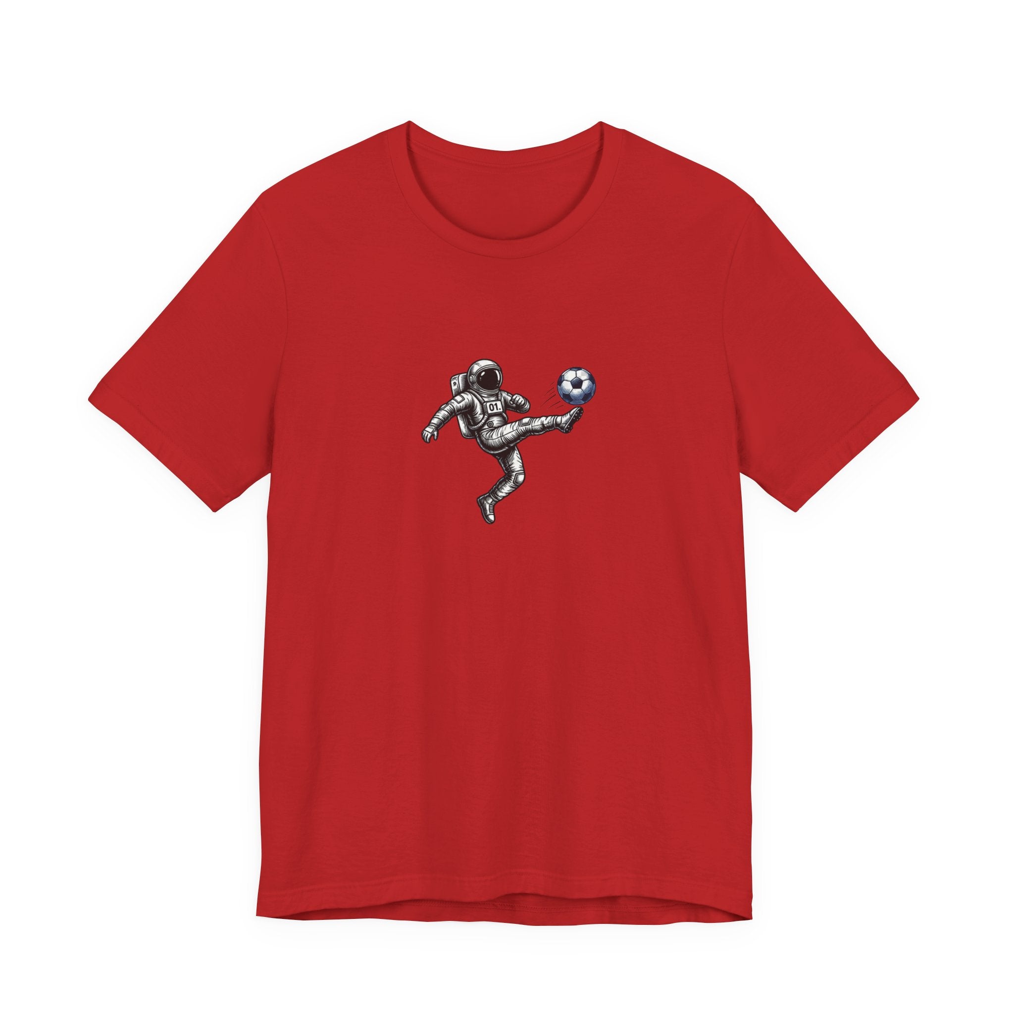 Soccer Astronaut Tee — Pulse Fitne55 Logo Back