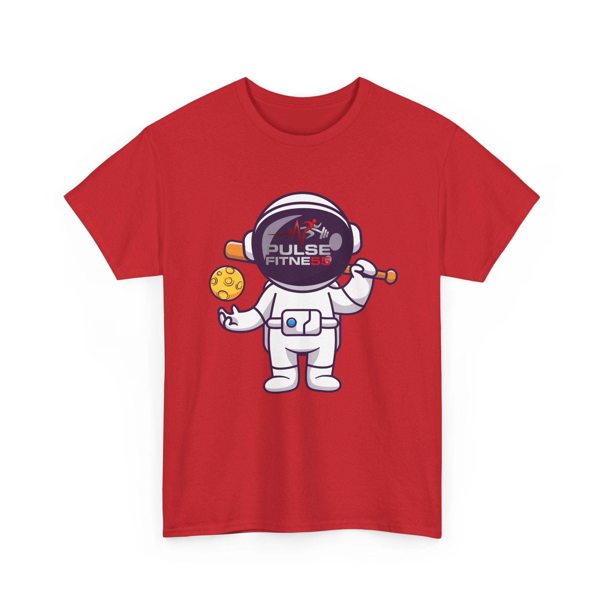 Pulse Fitne55 graphic heavy Cotton Tee - astronaut baseball24.99