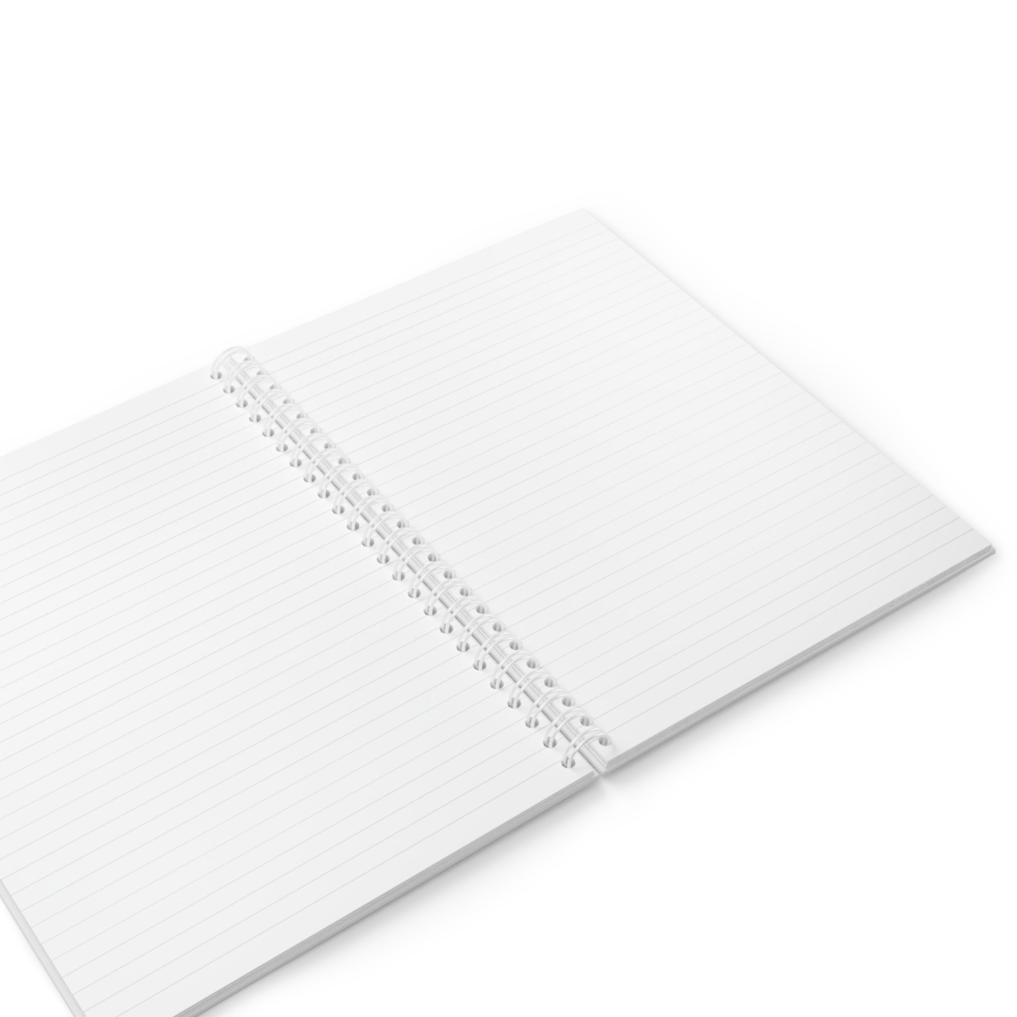 Signature Script Spiral Notebook — Minimal Monogram Journal