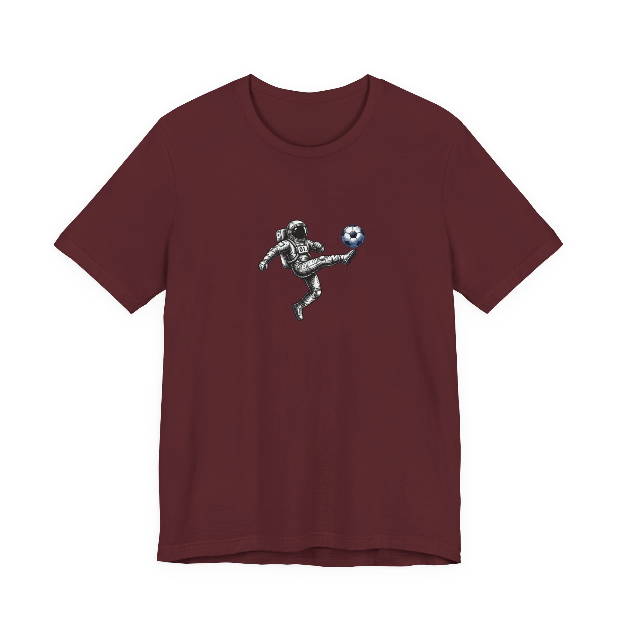 Soccer Astronaut Tee — Pulse Fitne55 Logo Back