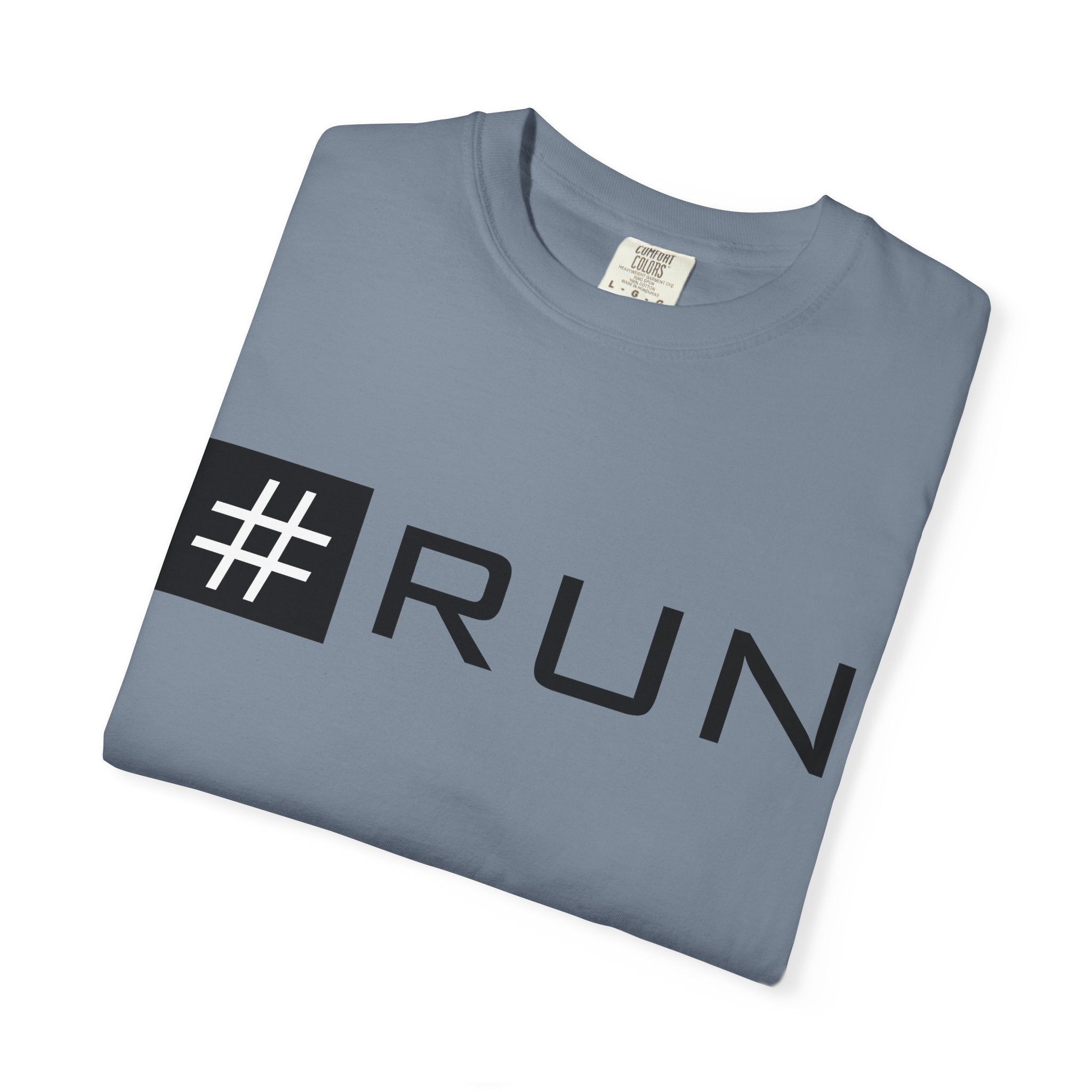 Pulse Fitne55 - #RUN Graphic T-Shirt — Minimalist Running Tee for Runners & Fitness Enthusiasts