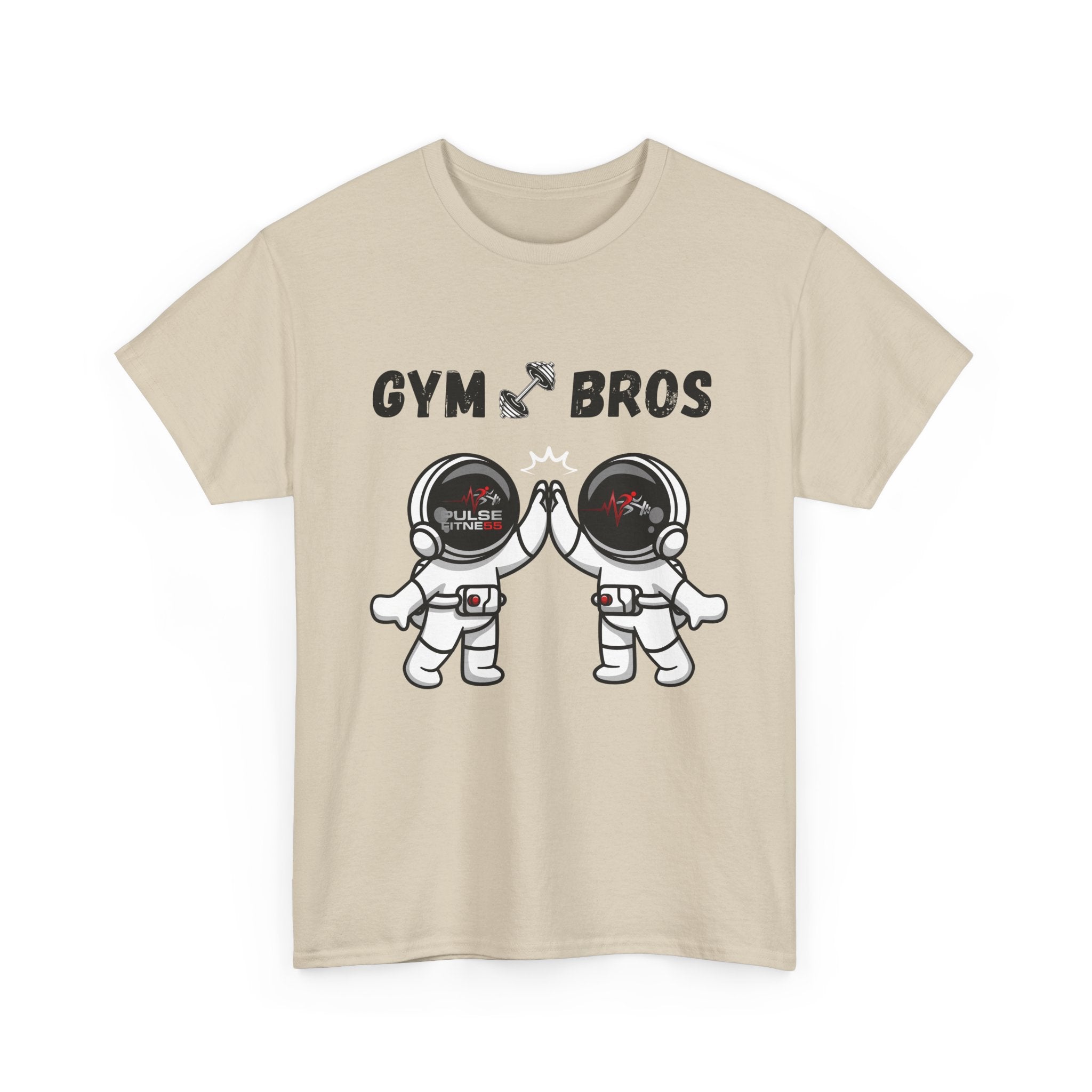 Pulse Fitne55 graphic heavy Cotton Tee - astronaut bros