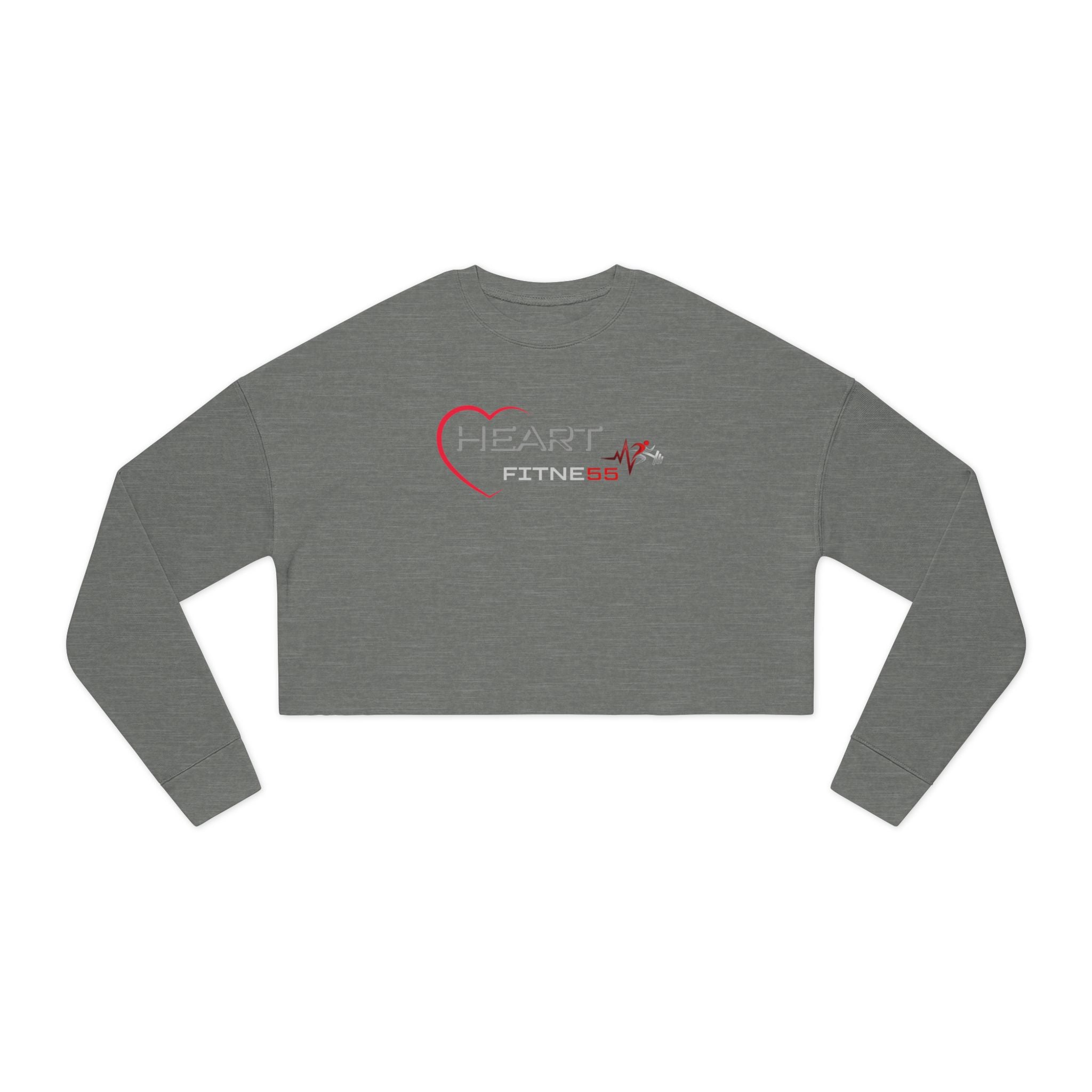 Pulse Fitne55 Women's (Heart Fitne55)  Cropped Sweatshirt