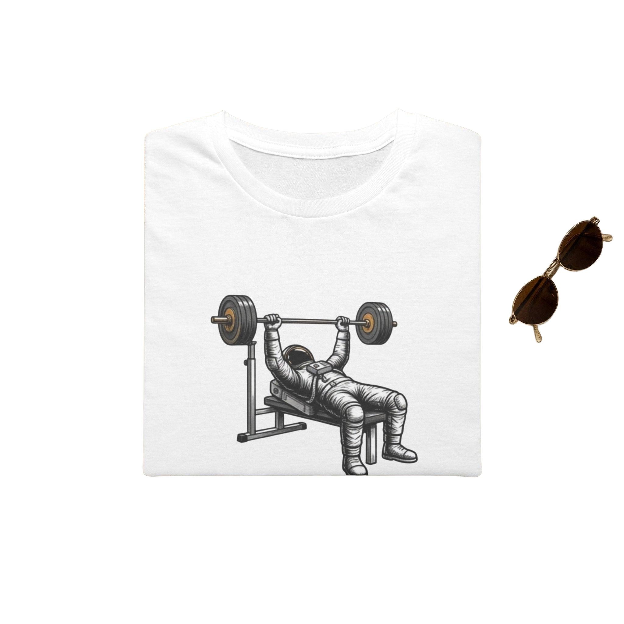 Bench Press Gym T-Shirt — Pulse Fitne55 Logo Workout Tee