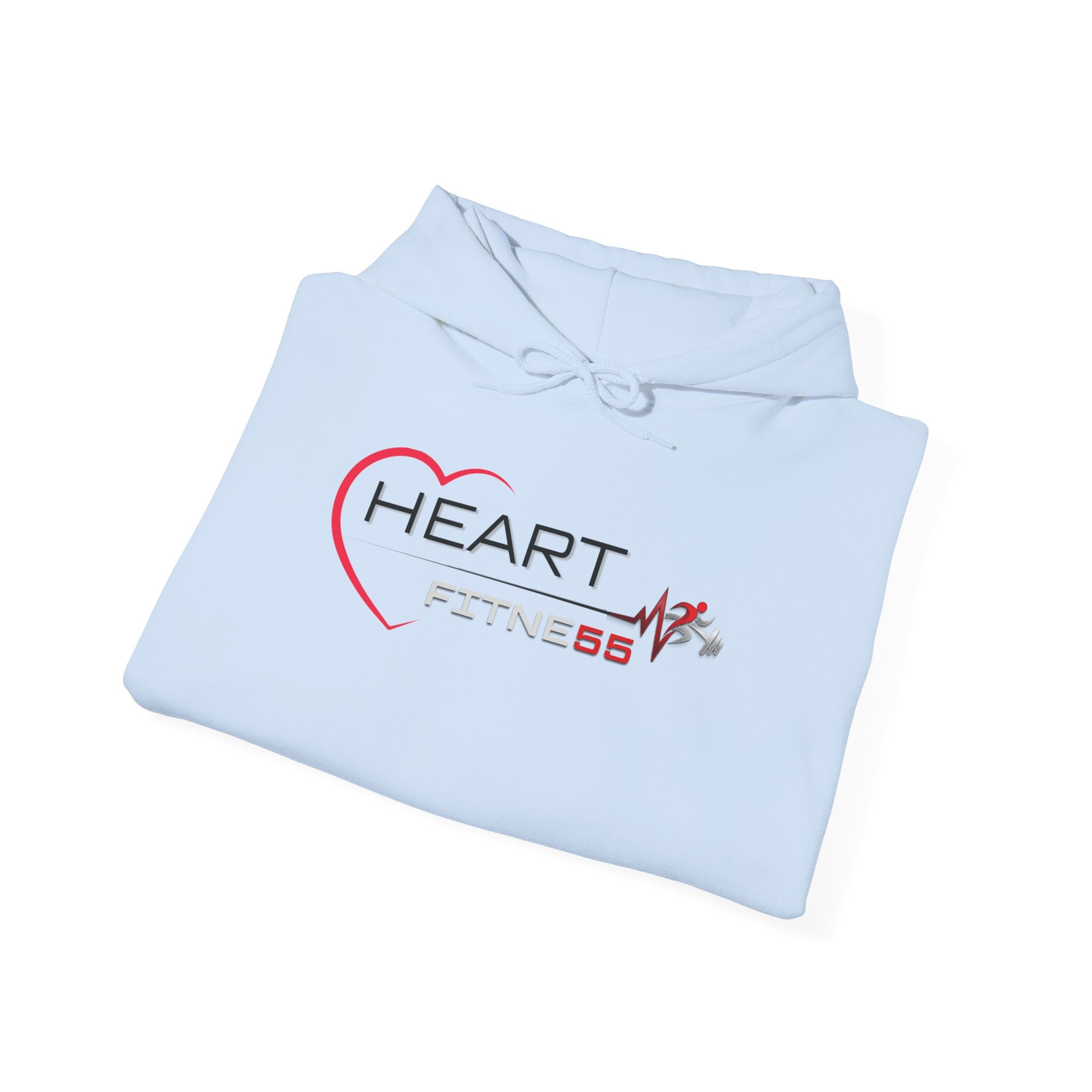 Heart Fitness Hoodie - Women's Heartbeat Gym Sweatshirt