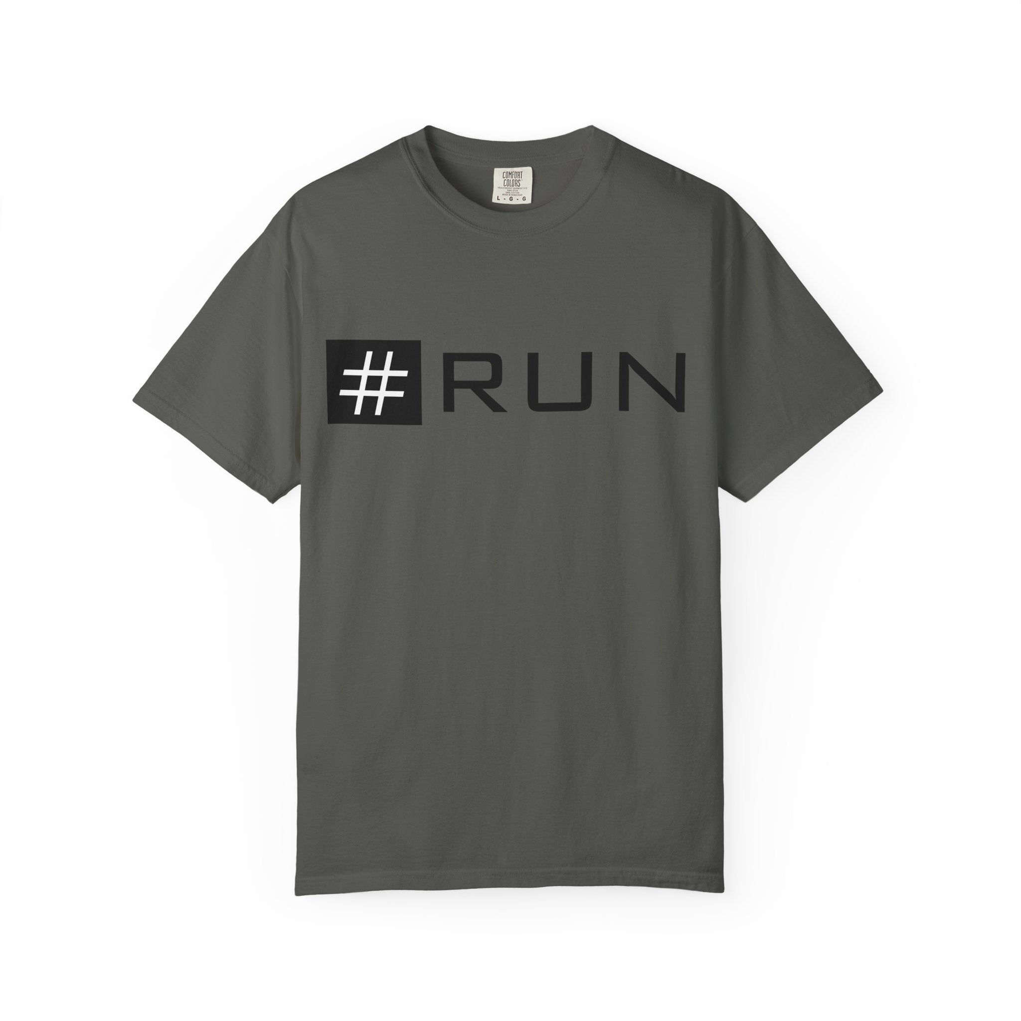 Pulse Fitne55 - #RUN Graphic T-Shirt — Minimalist Running Tee for Runners & Fitness Enthusiasts
