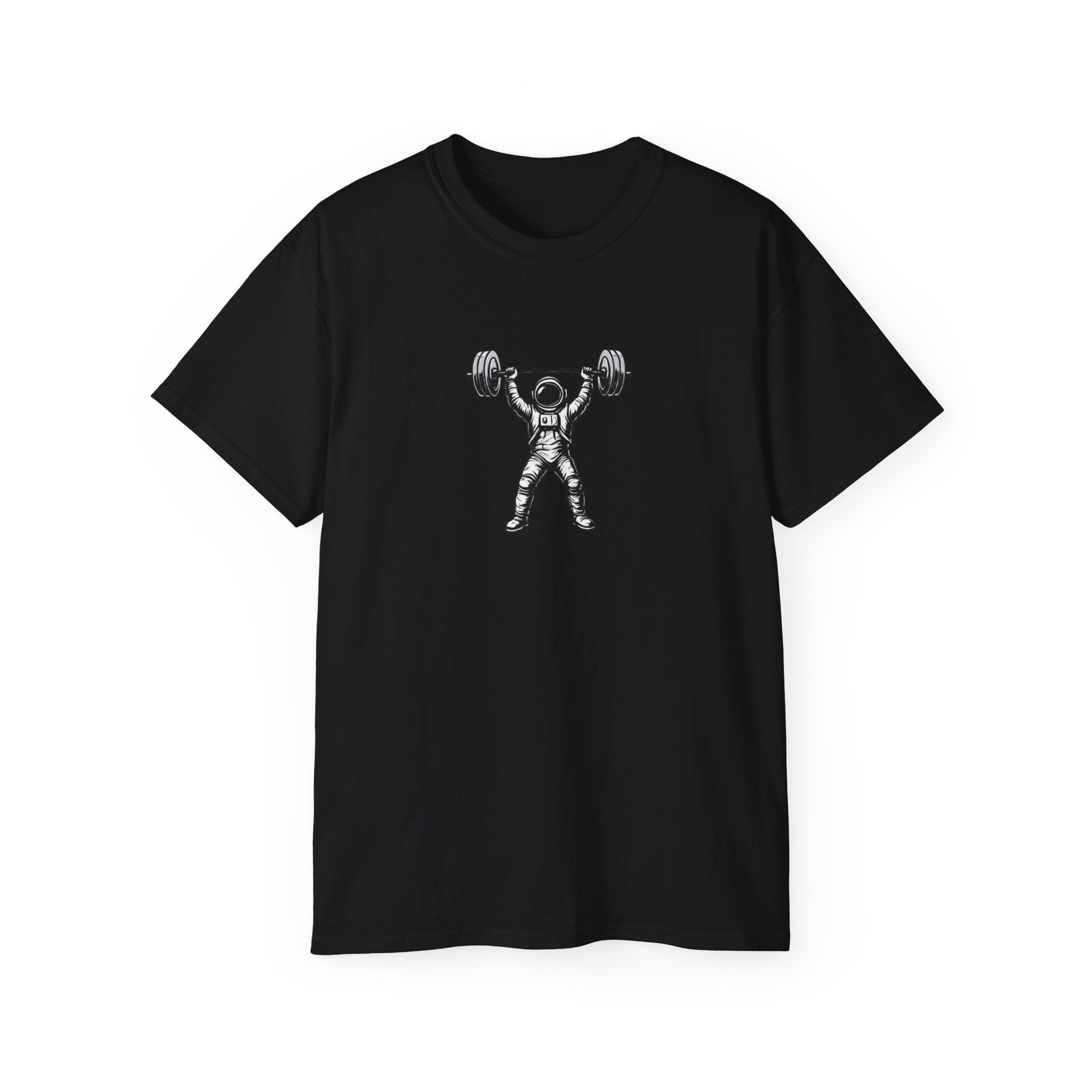 Camiseta de fitness — Camiseta de tirantes Pulse Fitness con gráfico de astronauta levantando pesas