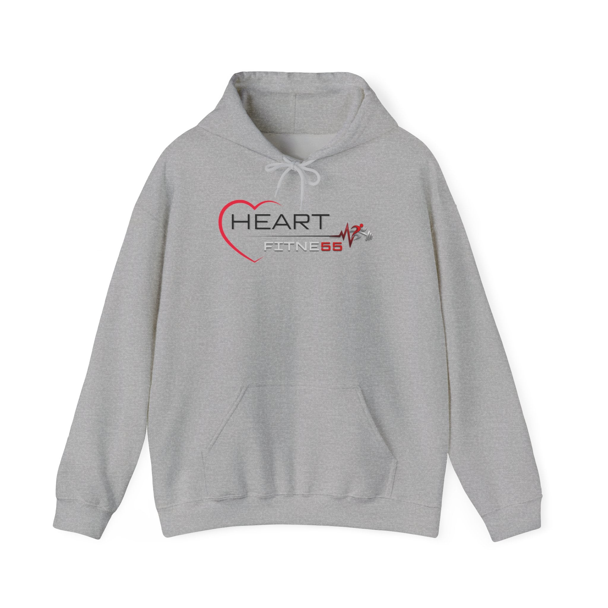 Heart Fitness Hoodie - Women's Heartbeat Gym Sweatshirt
