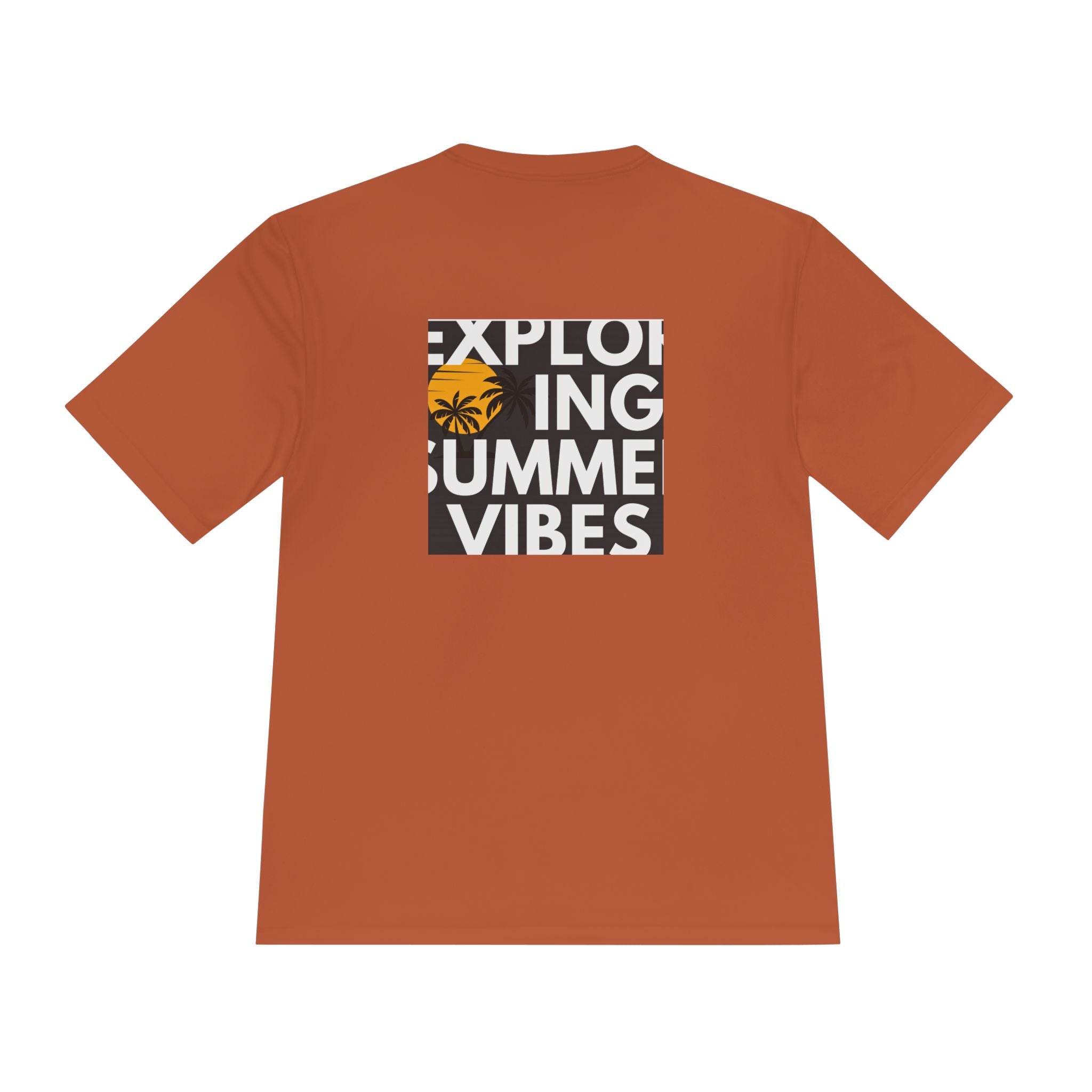 Summer Vibes Palm Tee — "Exploring Summer Vibes" Moisture-Wicking Shirt