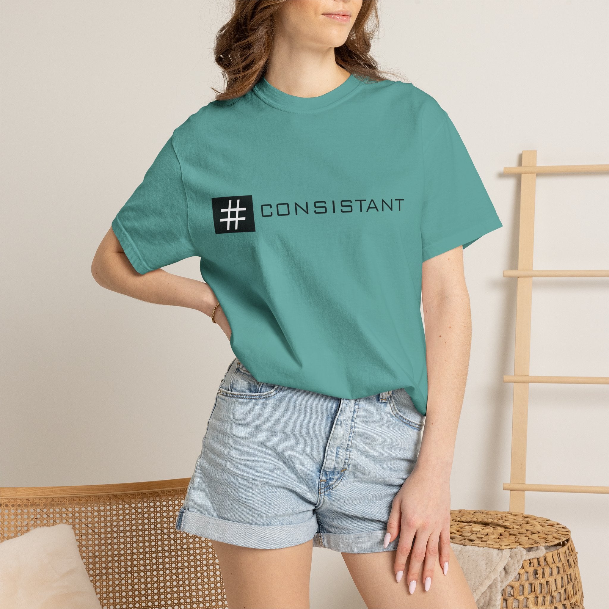 Pulse Fitne55 - #Consistant Graphic T-Shirt — Minimal Motivational Tee for Consistency & Hustle