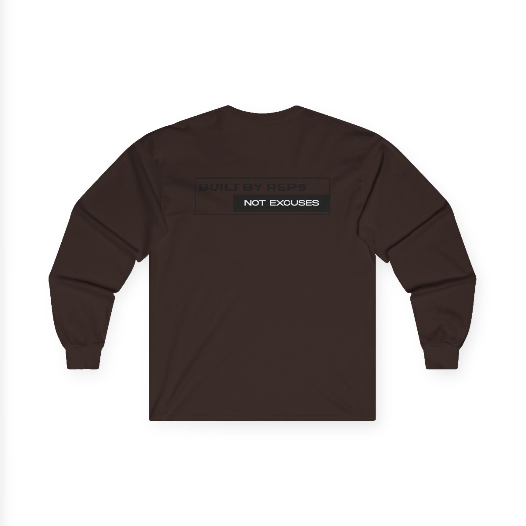 Pulse Fitne55 Mens Built by reps Ultra Cotton Long Sleeve Tee