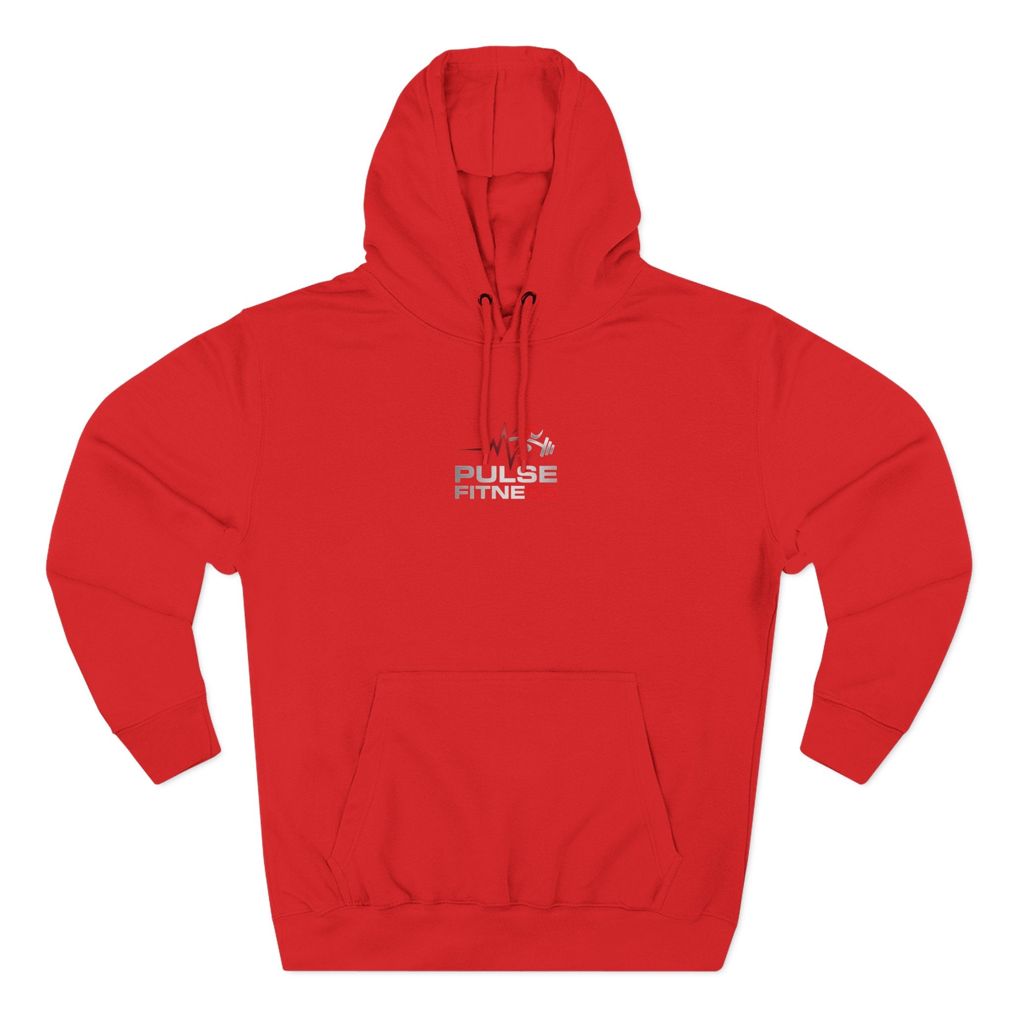 Fitness Pulse Hoodie — 'Pulse Fitness 55' Motivational Gym Sweatshirt