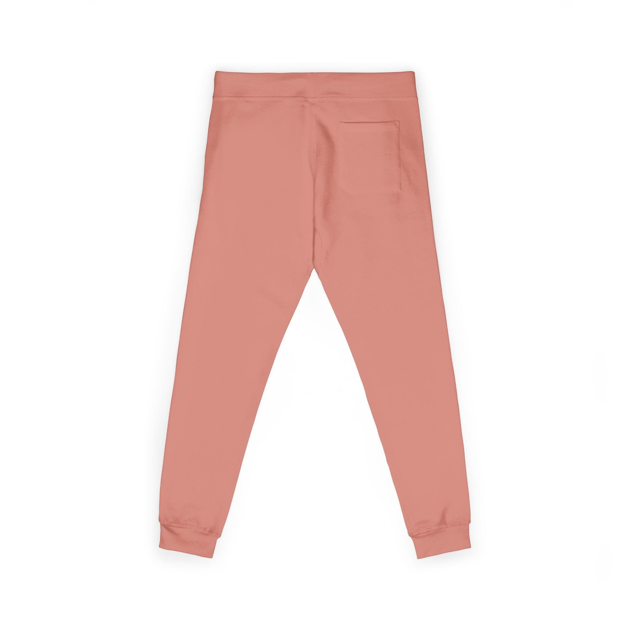Embroidered Minimalist White Fleece Sweatpants — Cozy Everyday Joggers
