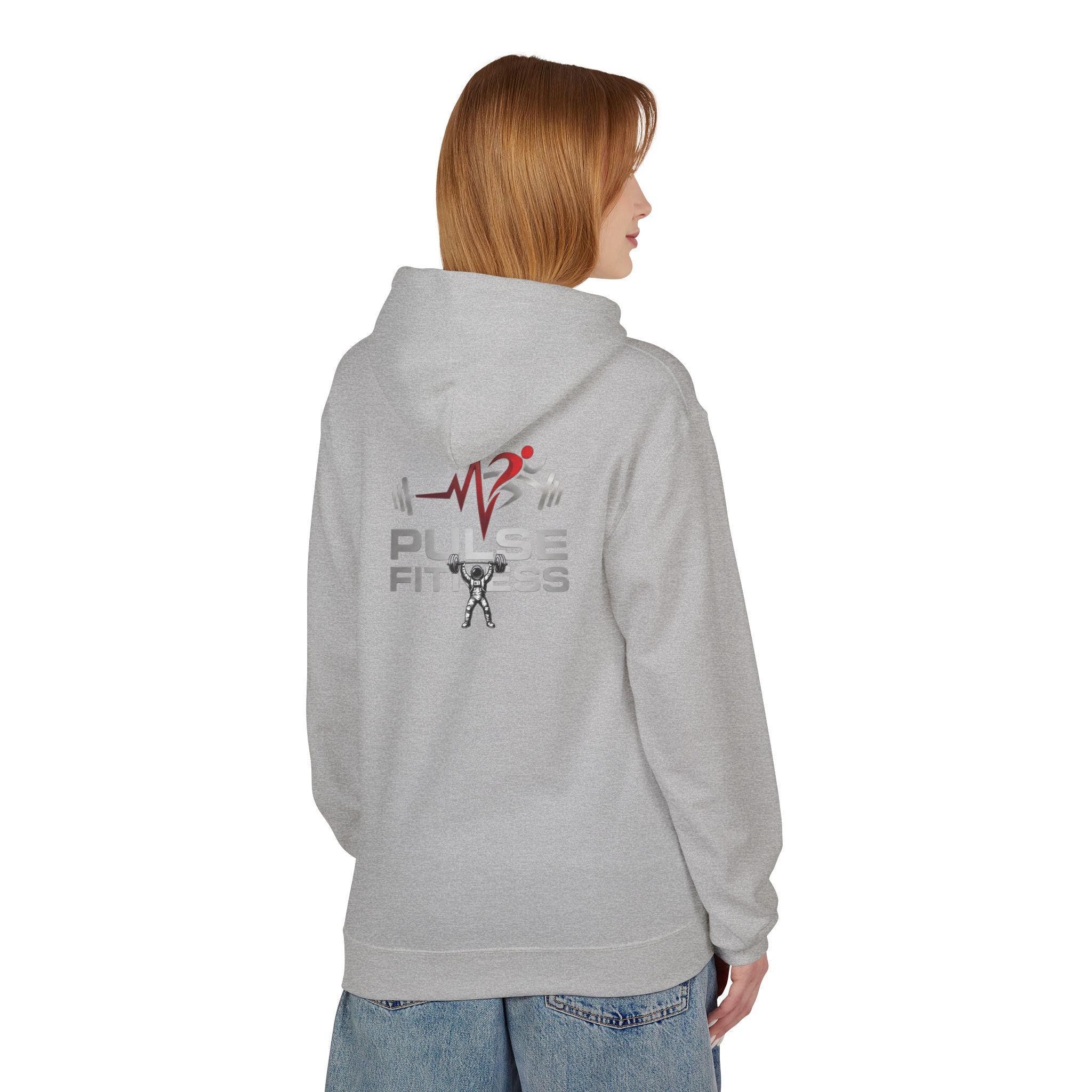 Pulse Fitne55 Hoodie — Weightlifting Gym Logo Sweatshirt