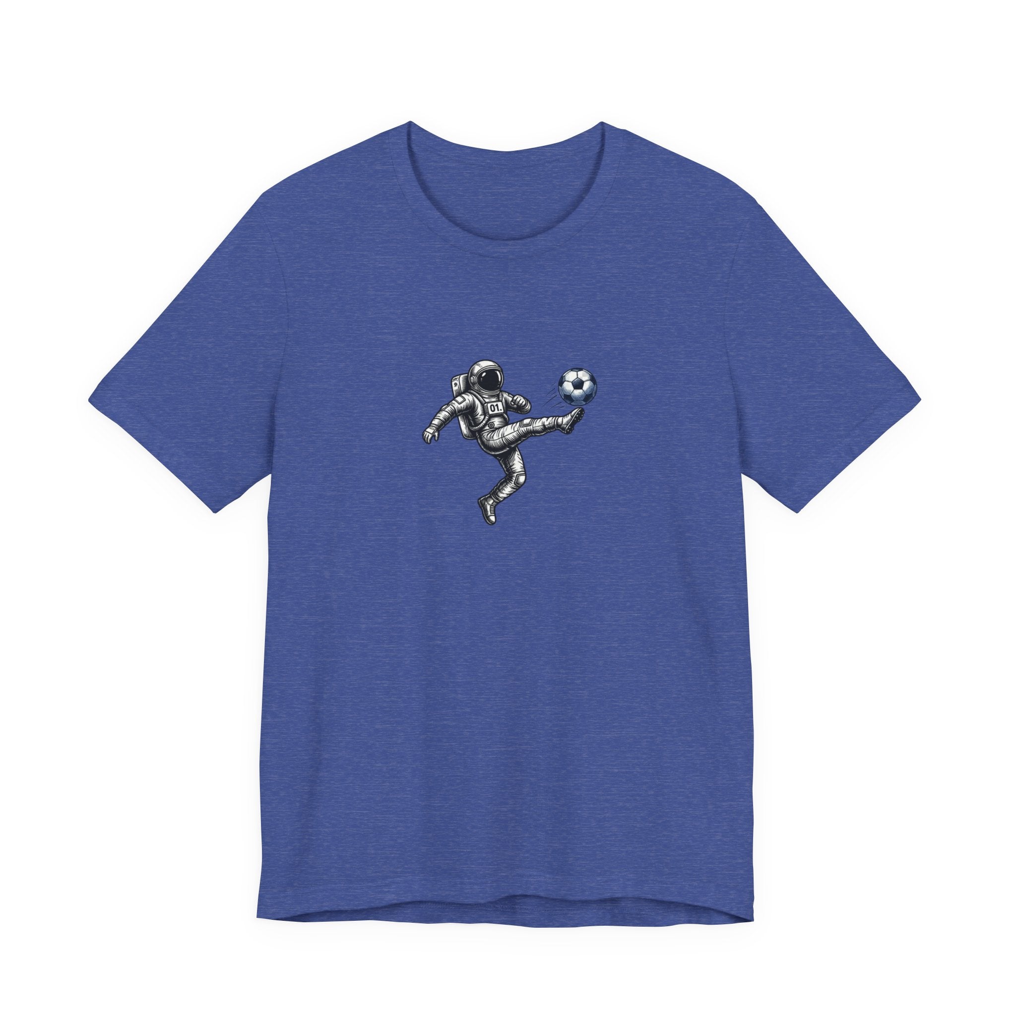 Soccer Astronaut Tee — Pulse Fitne55 Logo Back