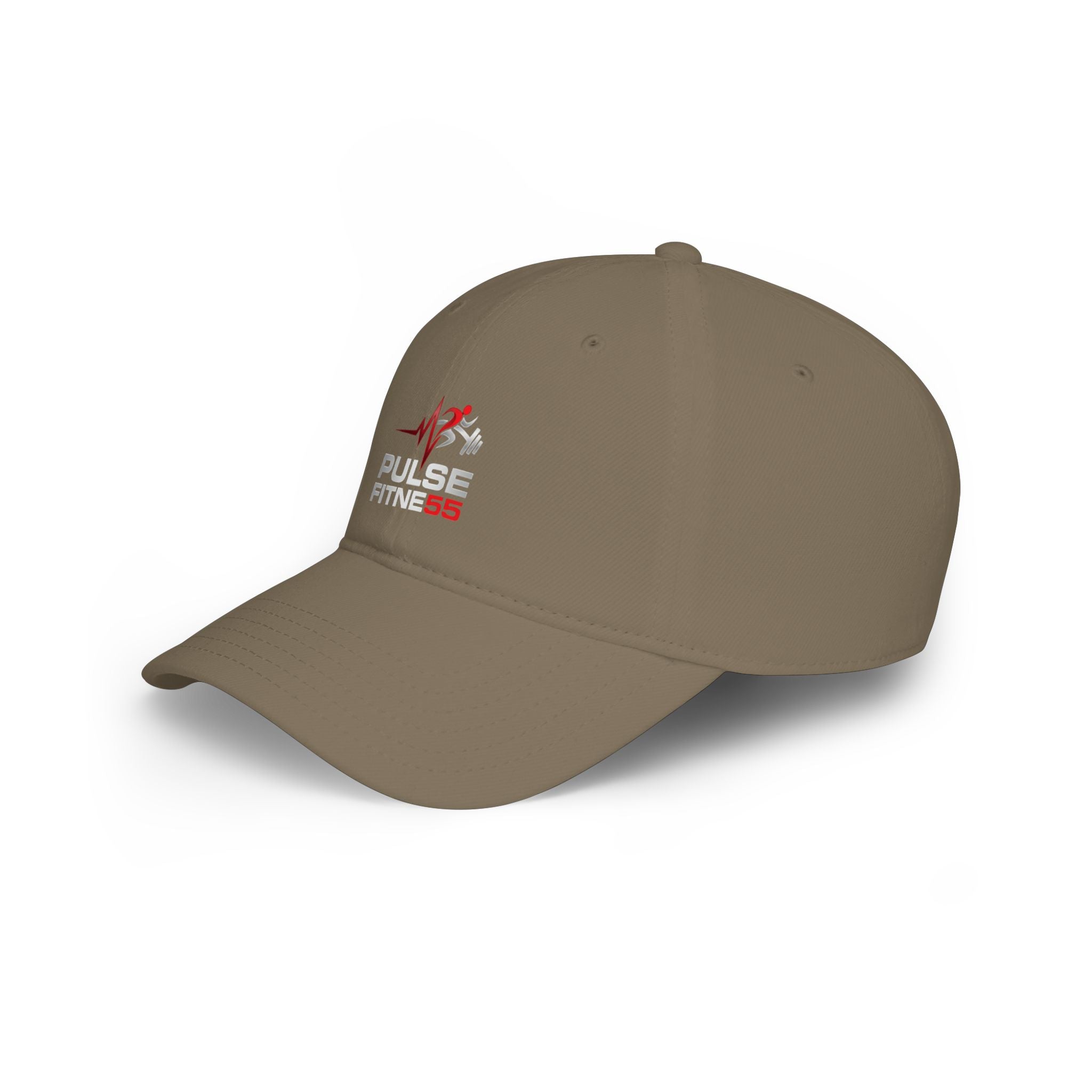 Gorra de béisbol de perfil bajo Pulse Fitness — Gorra de gimnasio bordada