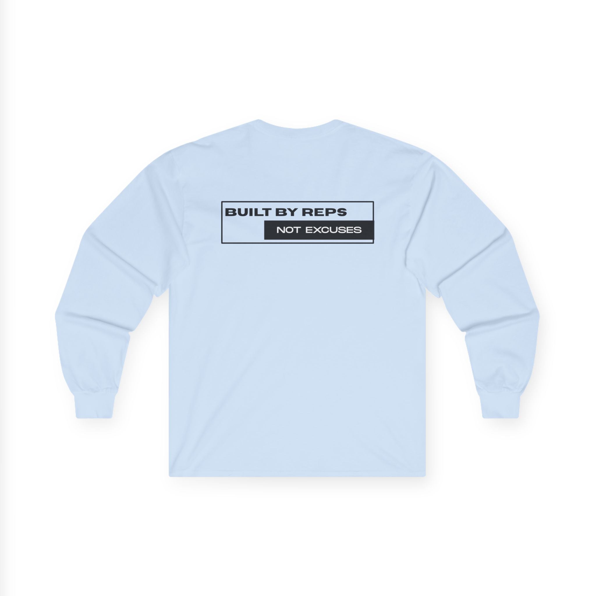 Pulse Fitne55 Mens Built by reps Ultra Cotton Long Sleeve Tee