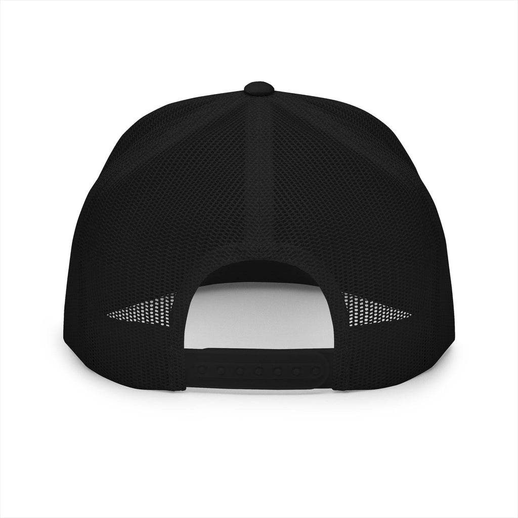 5 Panel Trucker Cap gym tan logo