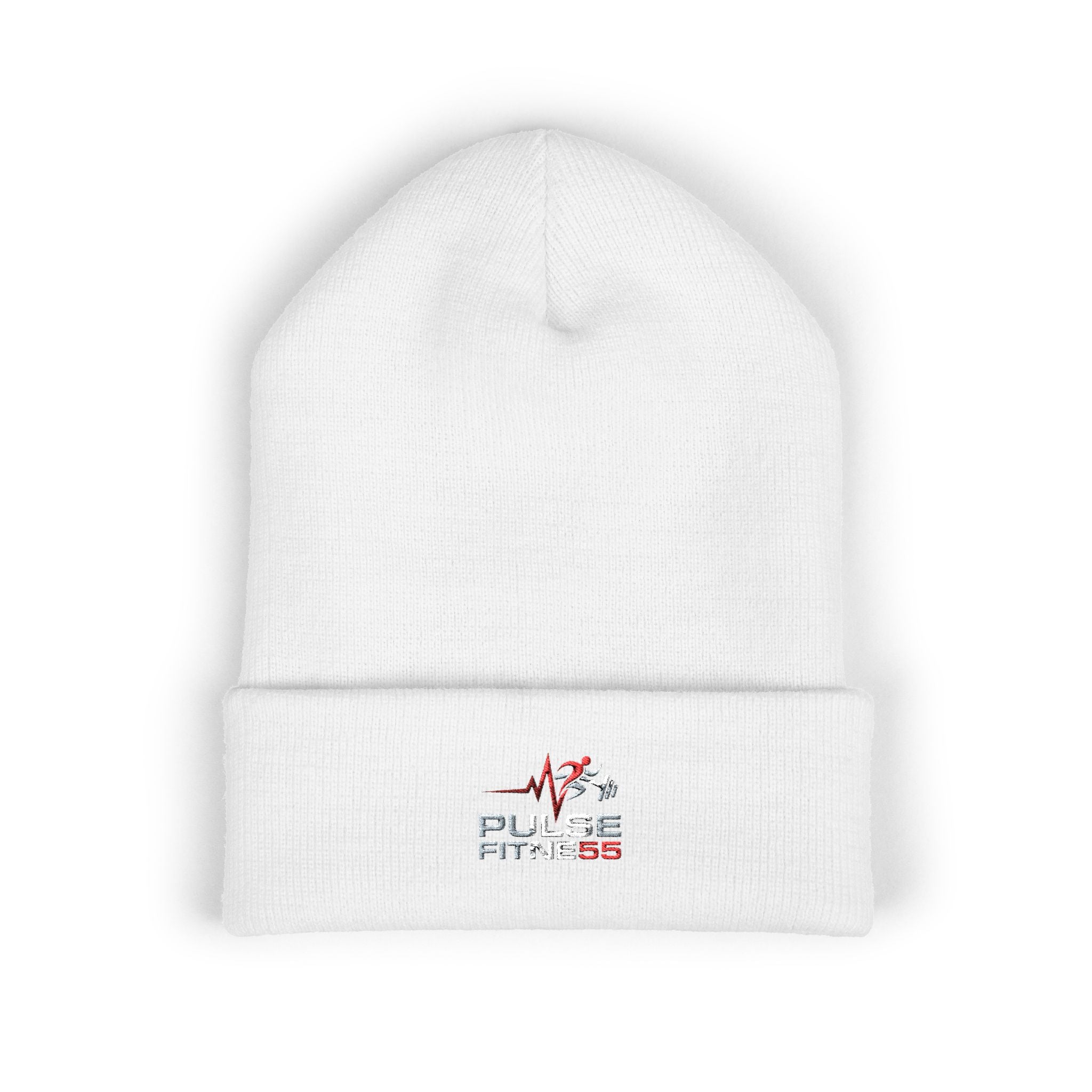 EMT Pulse Fitne55beat Embroidered Beanie - Classic Cuffed Knit Hat for First Responders