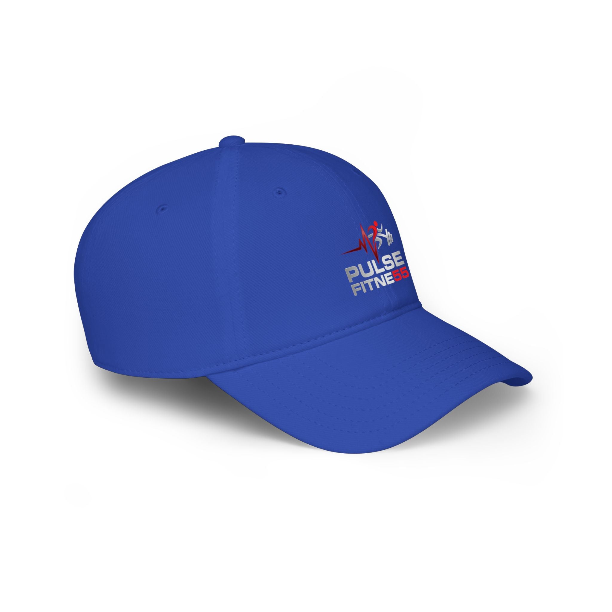 Gorra de béisbol de perfil bajo Pulse Fitness — Gorra de gimnasio bordada