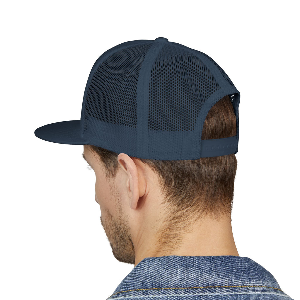 Trucker Cap — Sunset Palm Island Embroidered Beach Hat