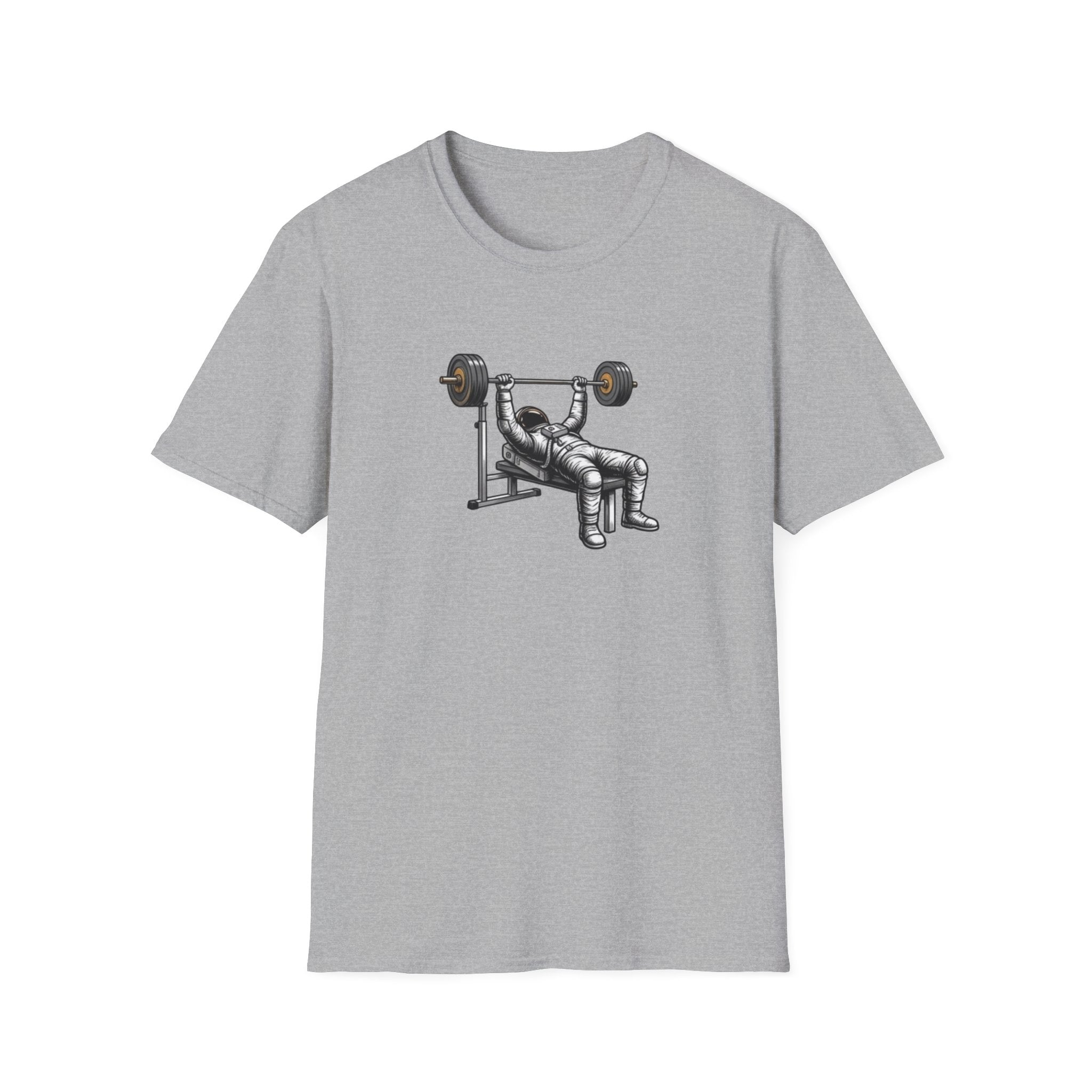 Bench Press Gym T-Shirt — Pulse Fitne55 Logo Workout Tee