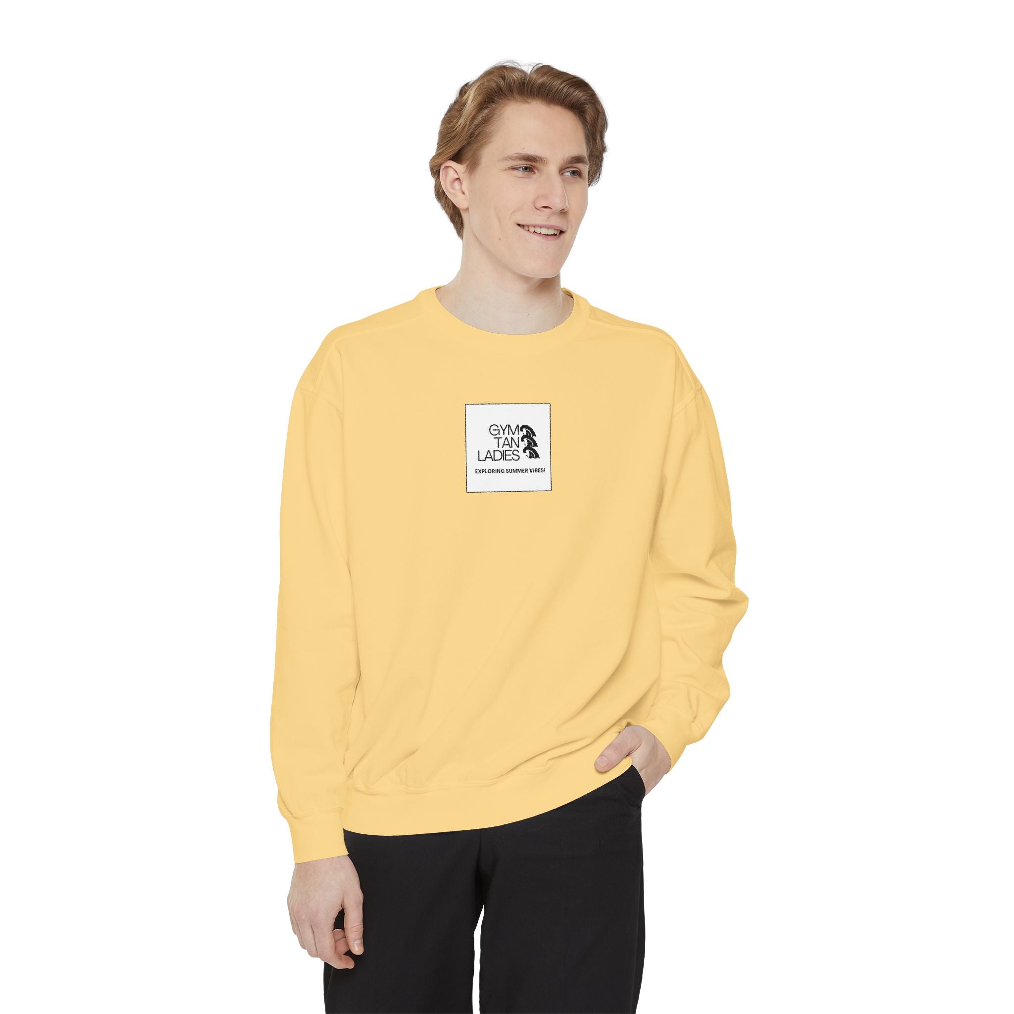 Mens Gym Tan Ladies Sweatshirt