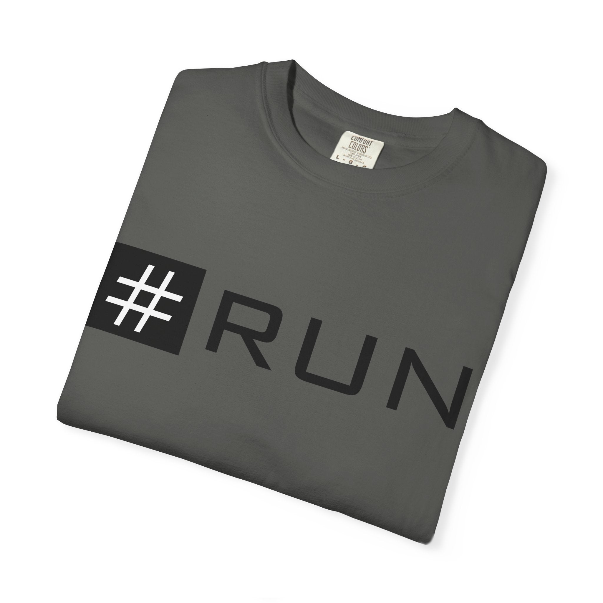Pulse Fitne55 - #RUN Graphic T-Shirt — Minimalist Running Tee for Runners & Fitness Enthusiasts