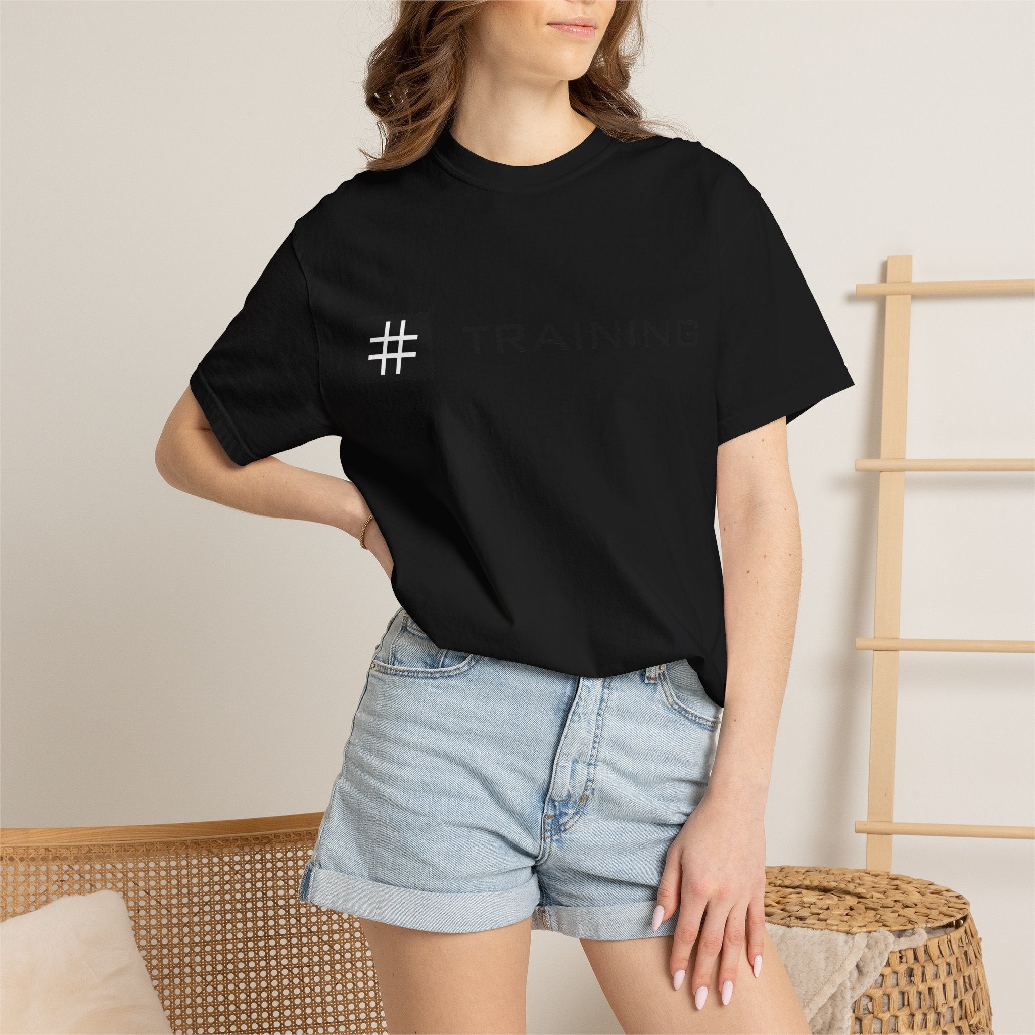 Pulse Fitne55 - #Training Hashtag T-Shirt — Minimal Fitness Tee
