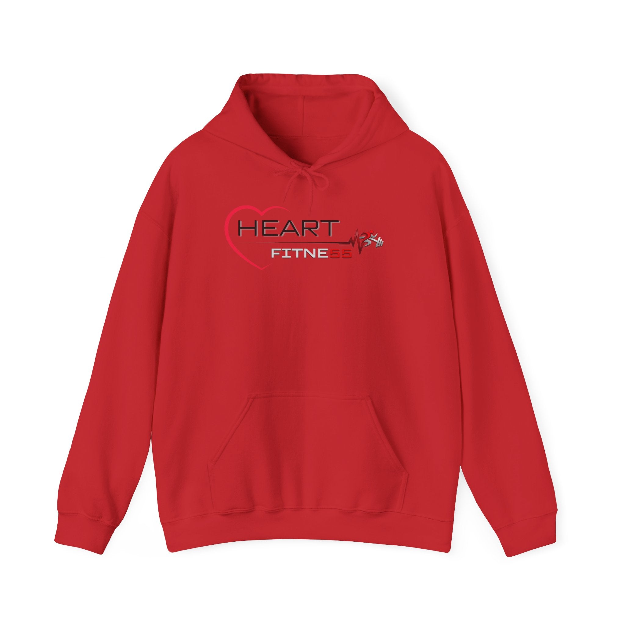 Heart Fitness Hoodie - Women's Heartbeat Gym Sweatshirt