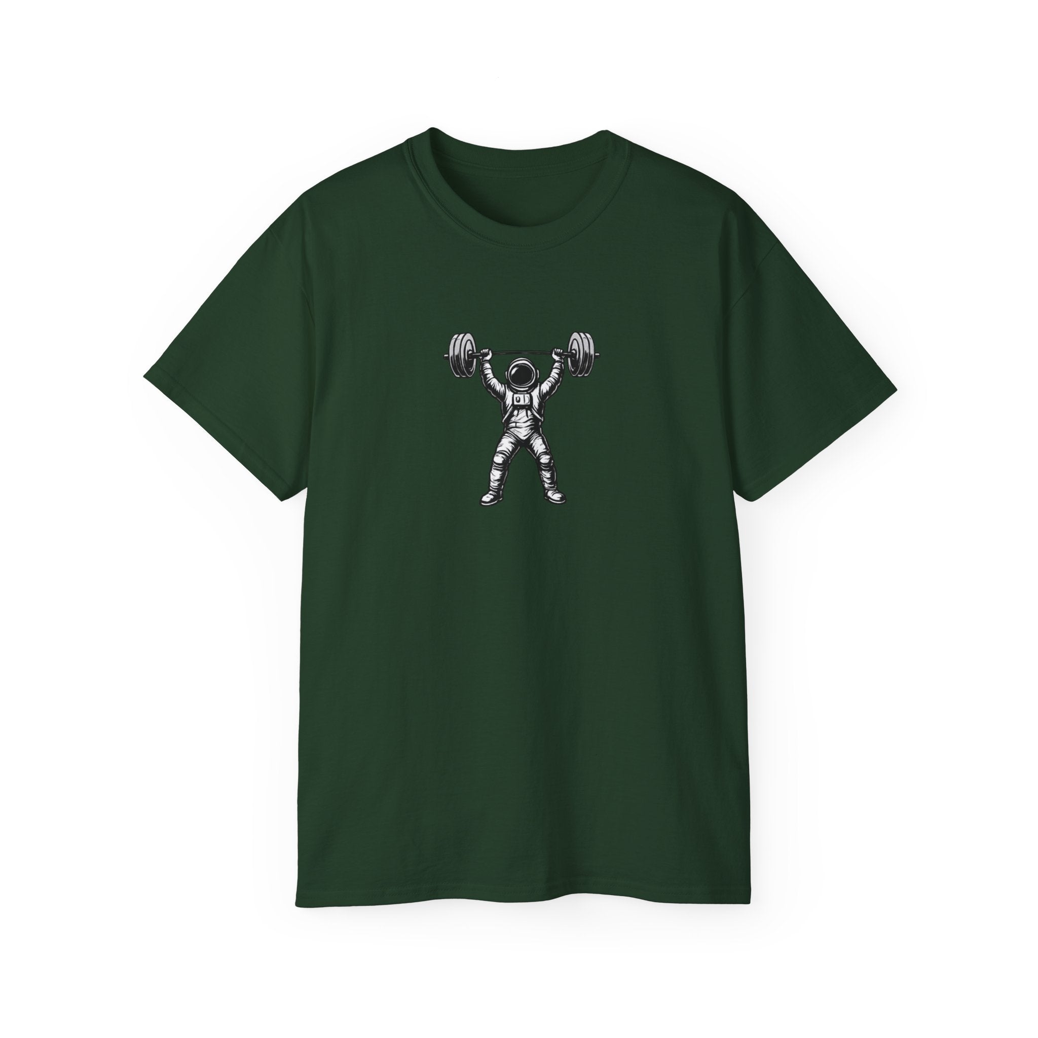 Camiseta de fitness — Camiseta de tirantes Pulse Fitness con gráfico de astronauta levantando pesas