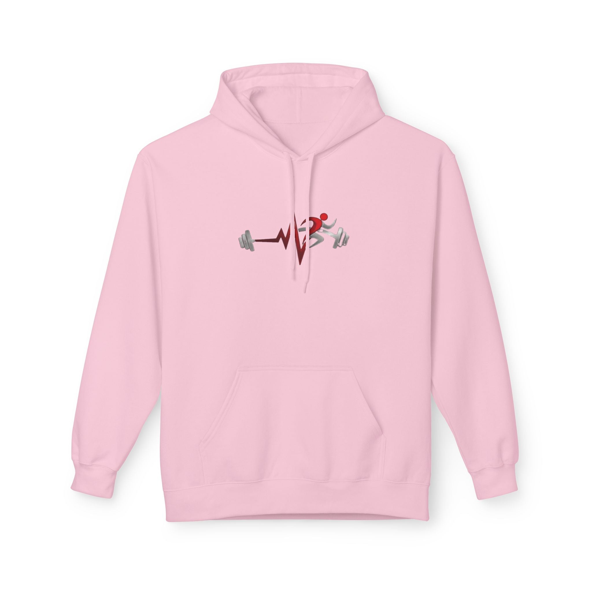 Pulse Fitne55- Midweight Softstyle Fleece Hoodie- rep/lift/drive logo