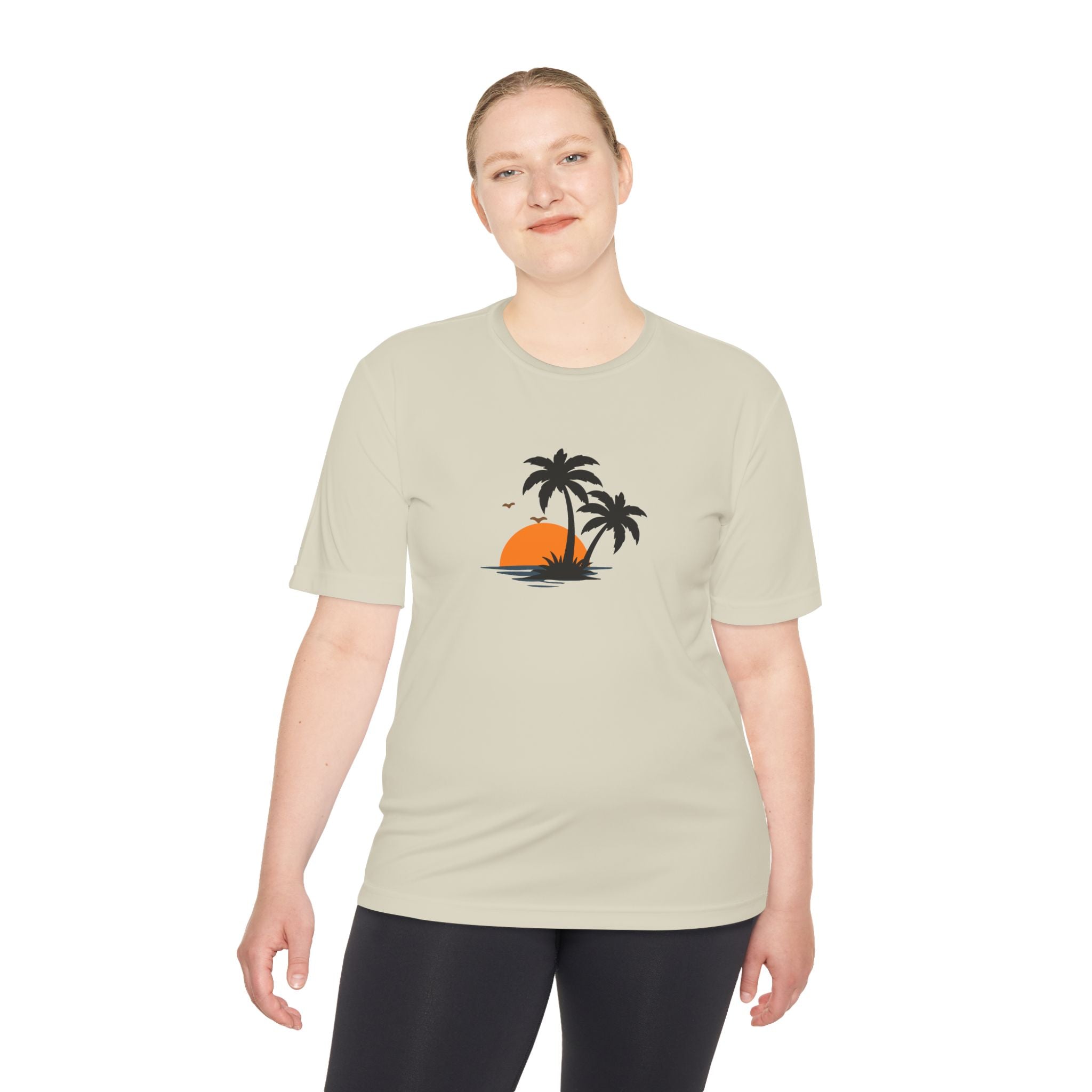 Summer Vibes Palm Tee — "Exploring Summer Vibes" Moisture-Wicking Shirt