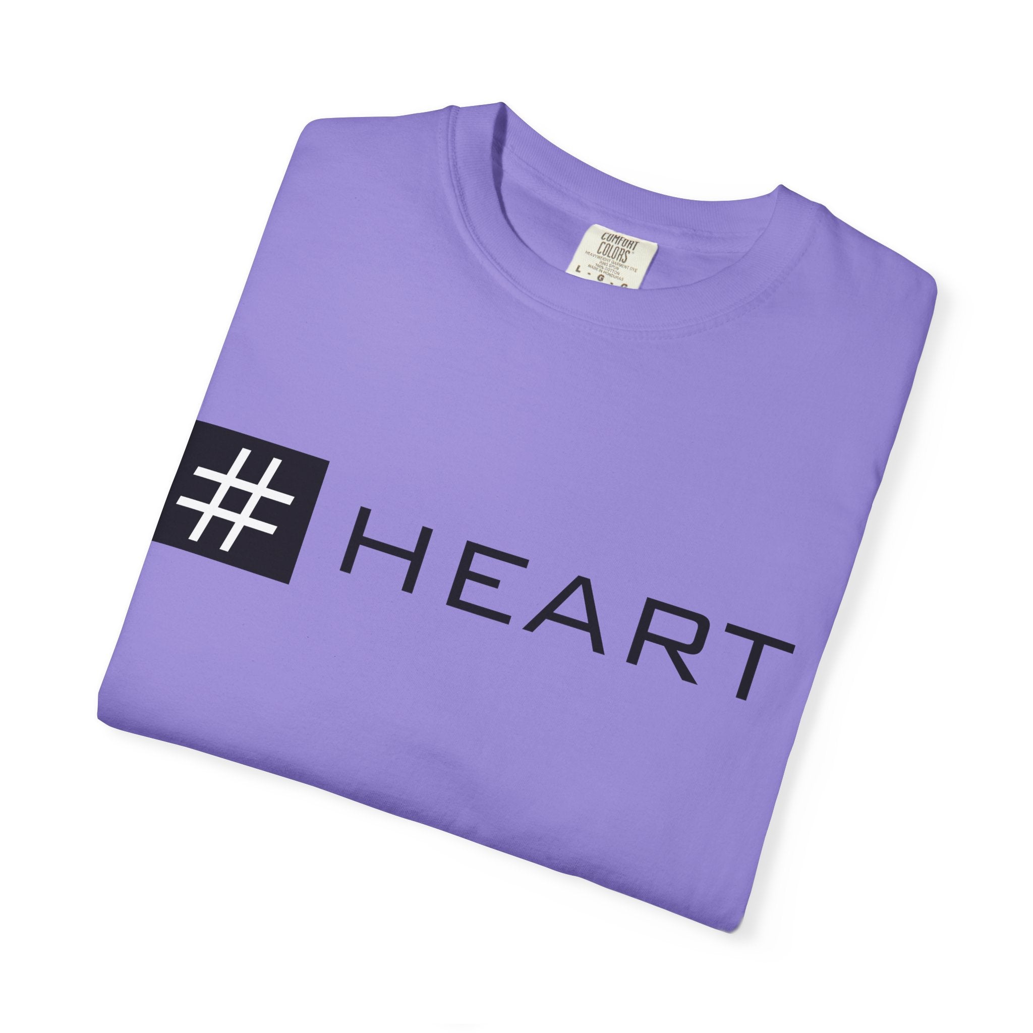 Pulse Fitne55 - Hashtag Heart T-Shirt — Minimalist Graphic Tee with “# HEART” Design