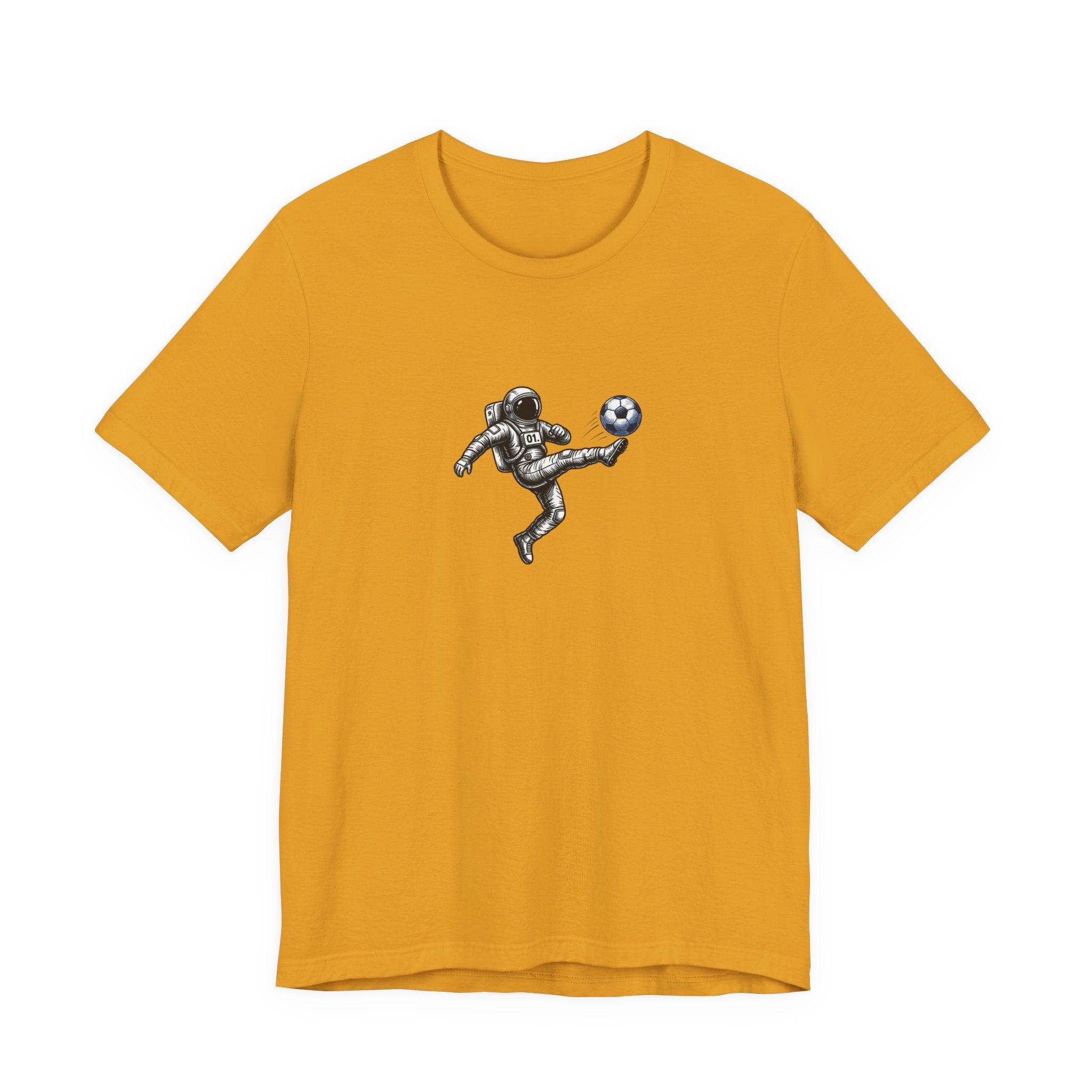 Soccer Astronaut Tee — Pulse Fitne55 Logo Back