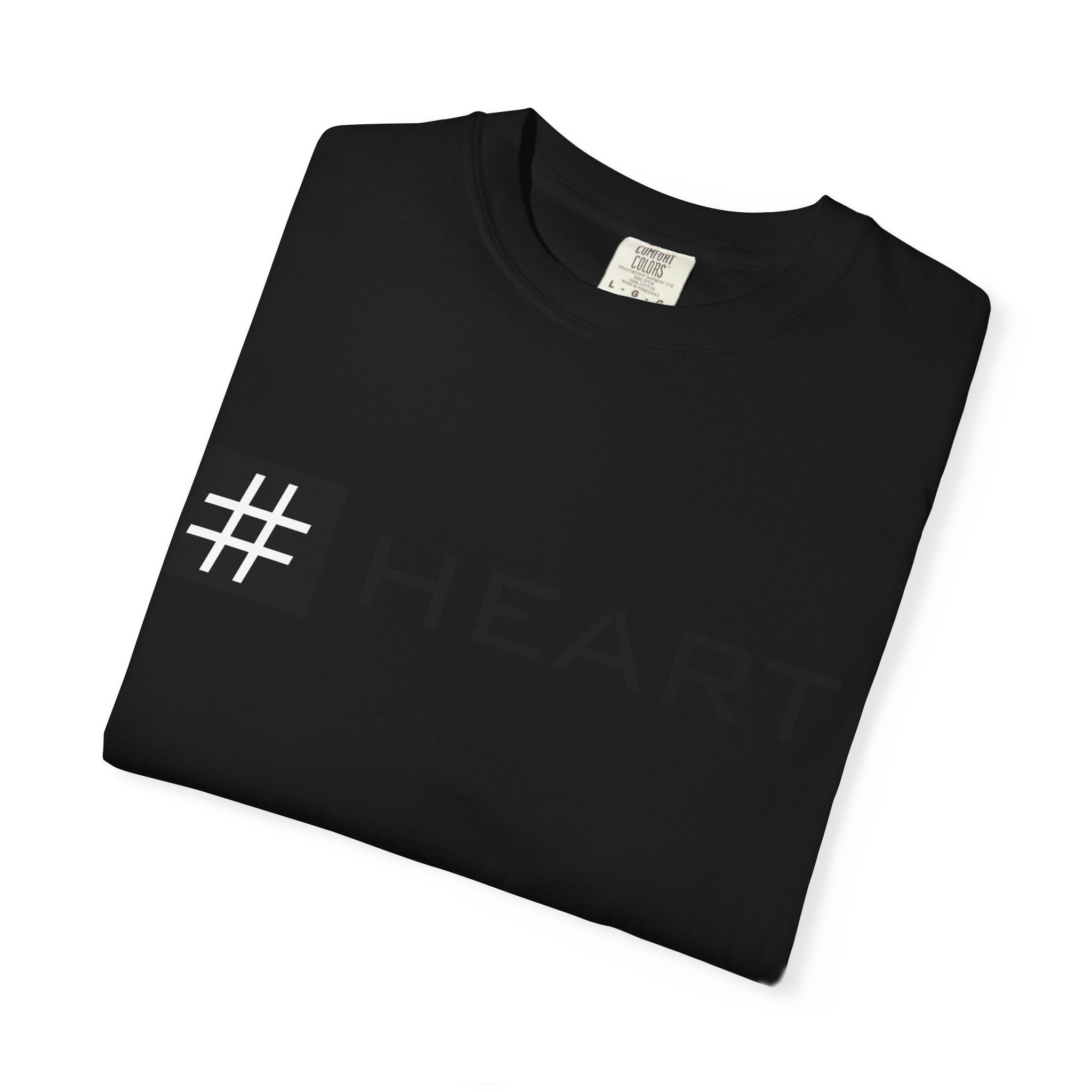Pulse Fitne55 - Hashtag Heart T-Shirt — Minimalist Graphic Tee with “# HEART” Design