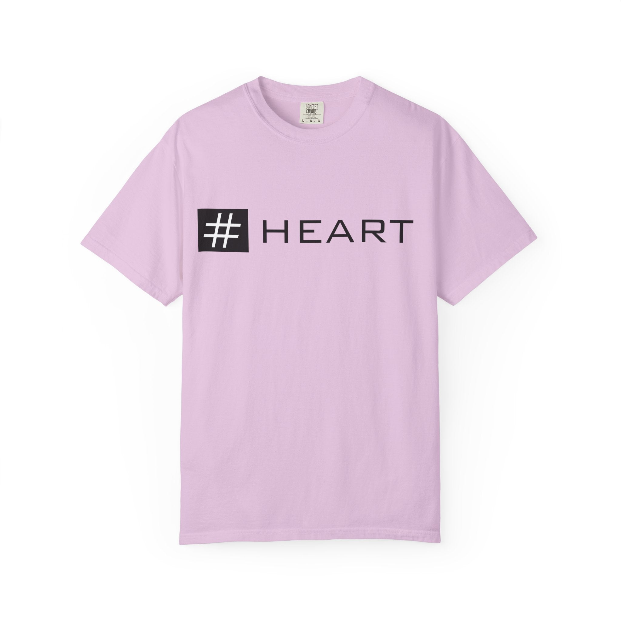 Pulse Fitne55 - Hashtag Heart T-Shirt — Minimalist Graphic Tee with “# HEART” Design