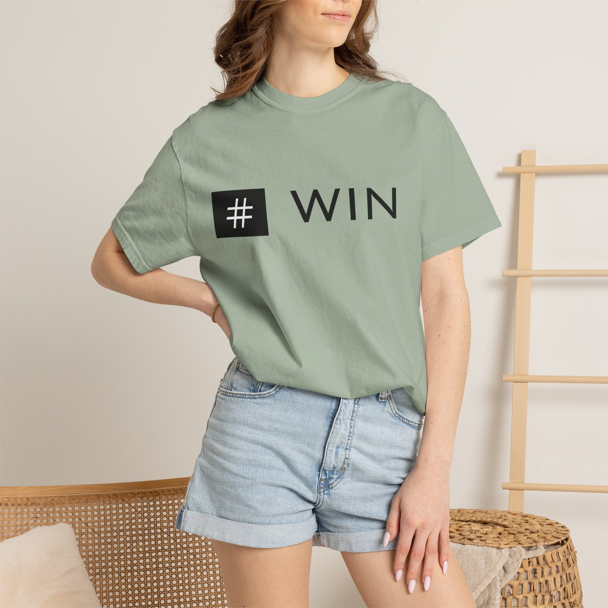 Pulse Fitne55 - #WIN Graphic T-Shirt — Minimalist Motivational Tee