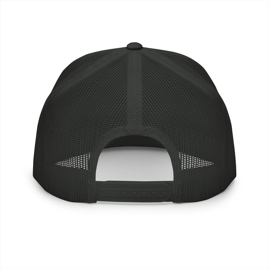 5 Panel Trucker Cap gym tan logo